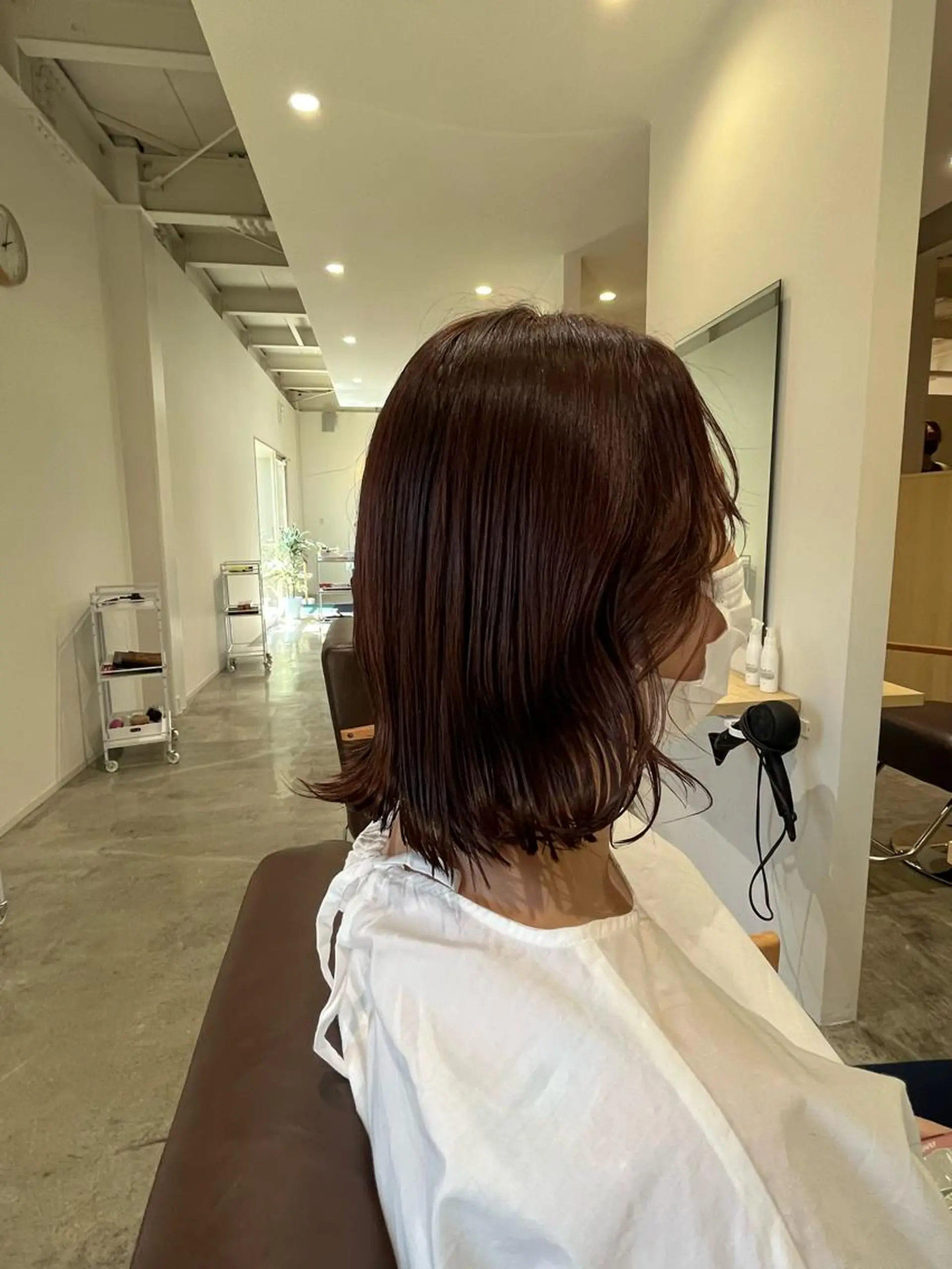 ミディアム カラー アッシュ ベージュカラー ブリーチ ケアブリーチ ダブルカラー 🌼あんなtrend color🌼のヘアスタイル