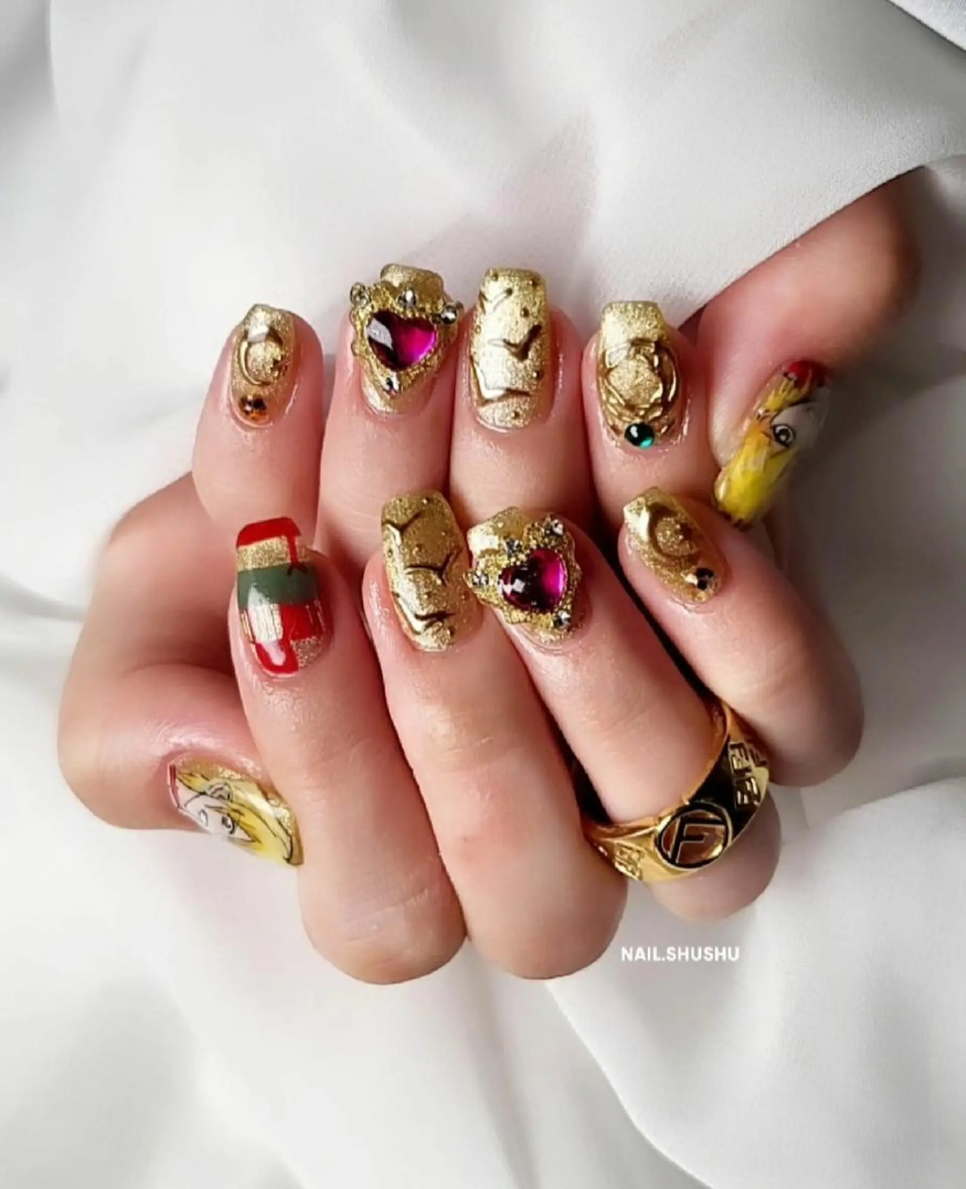 ネイル 持ち込み ニュアンスネイル ワンカラーネイル シンプルネイル 夏ネイル 3dパーツ/流行り 👧shushu❤️のネイルデザイン