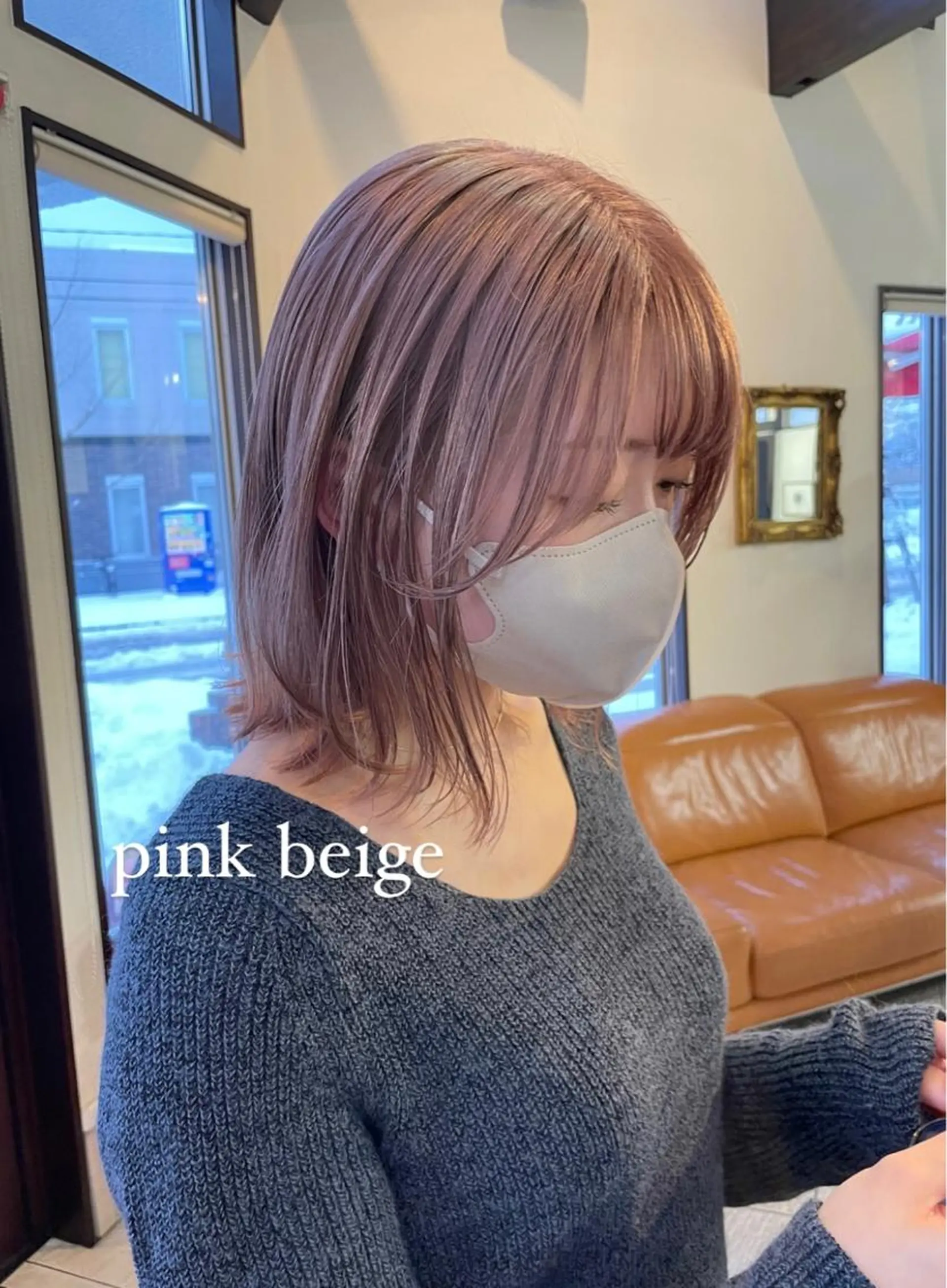 ミディアム カラー コレットヘアー 田中アヤノのヘアスタイル