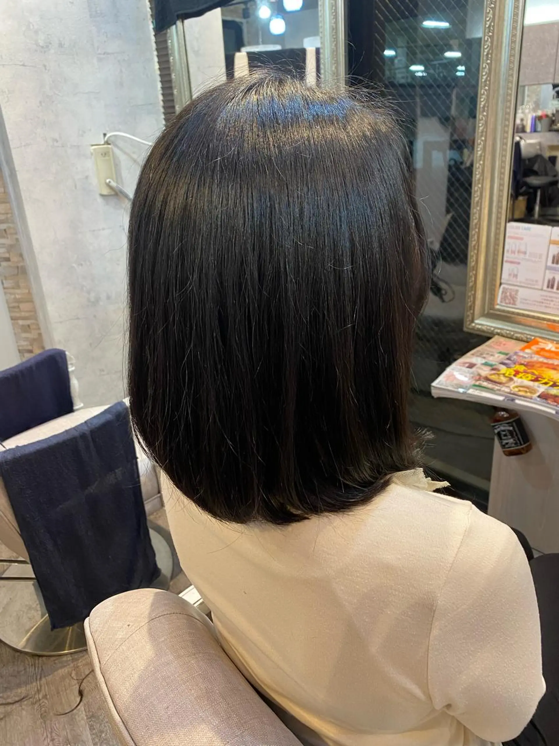 セミロング カット 柴田 将のヘアスタイル