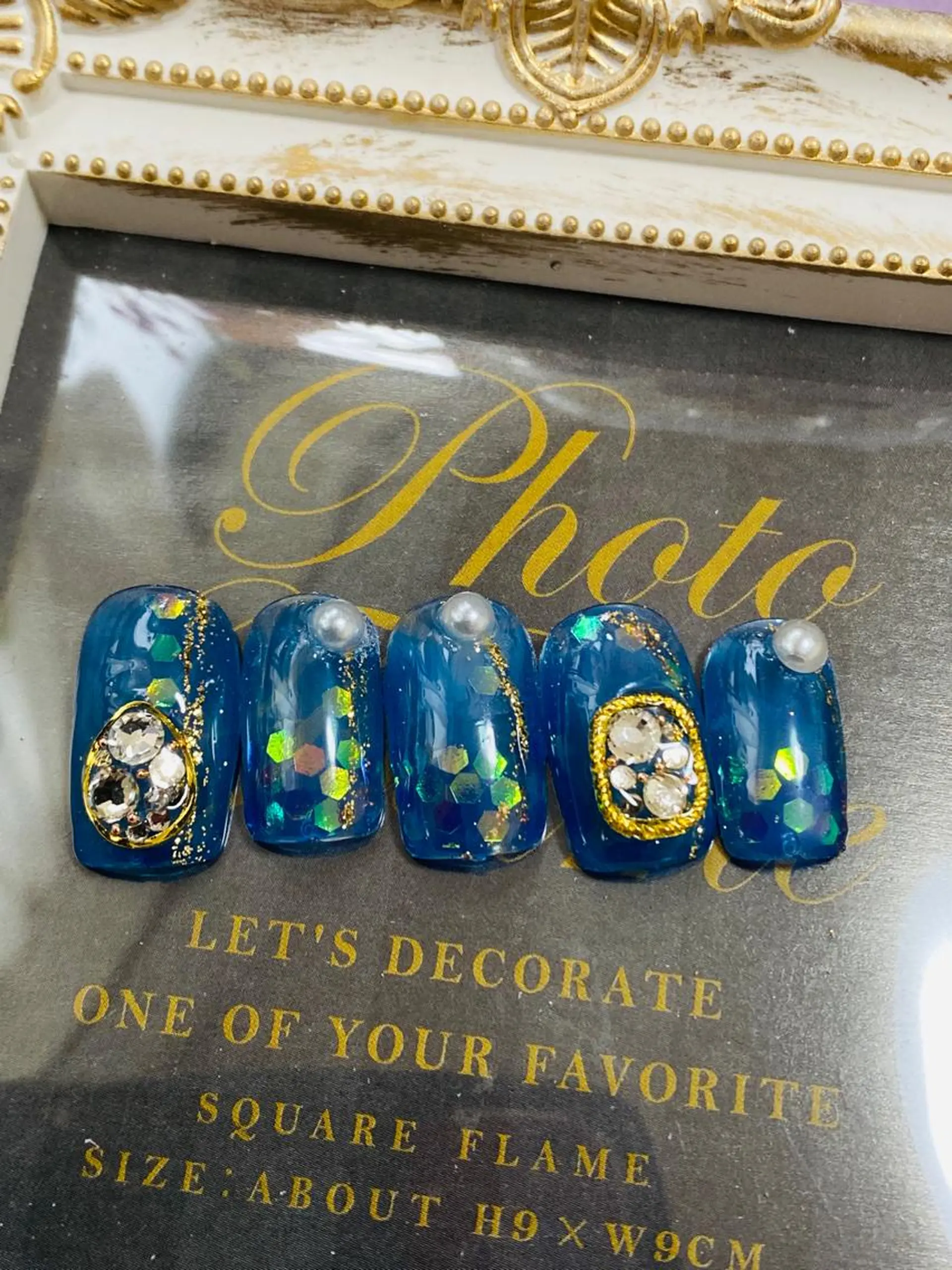 ネイル オーロラネイル クリアネイル 自宅ネイルサロン ♦️nuance♦️のネイルデザイン