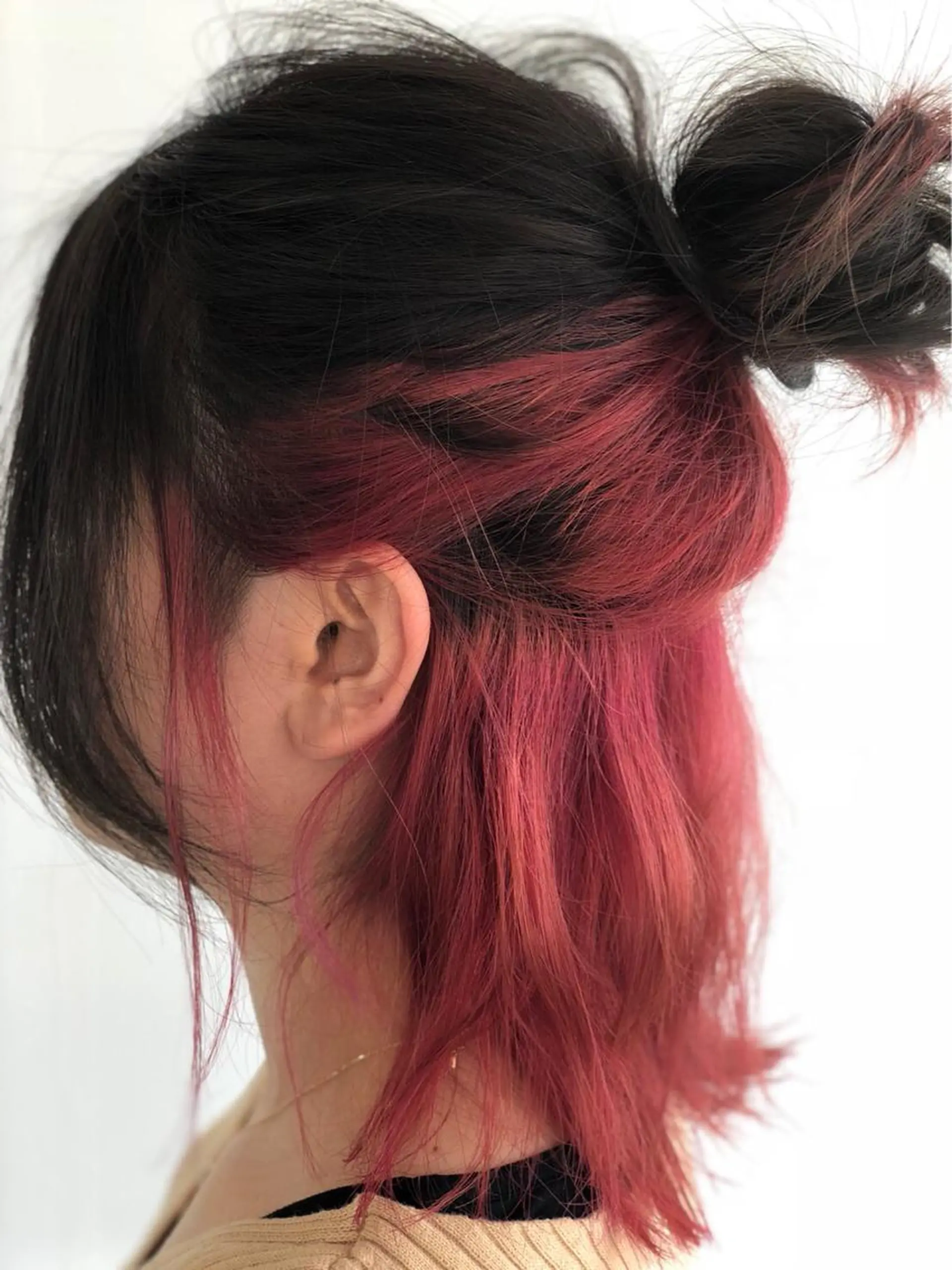 ミディアム ヘアカラー 松浦 圭希のヘアスタイル