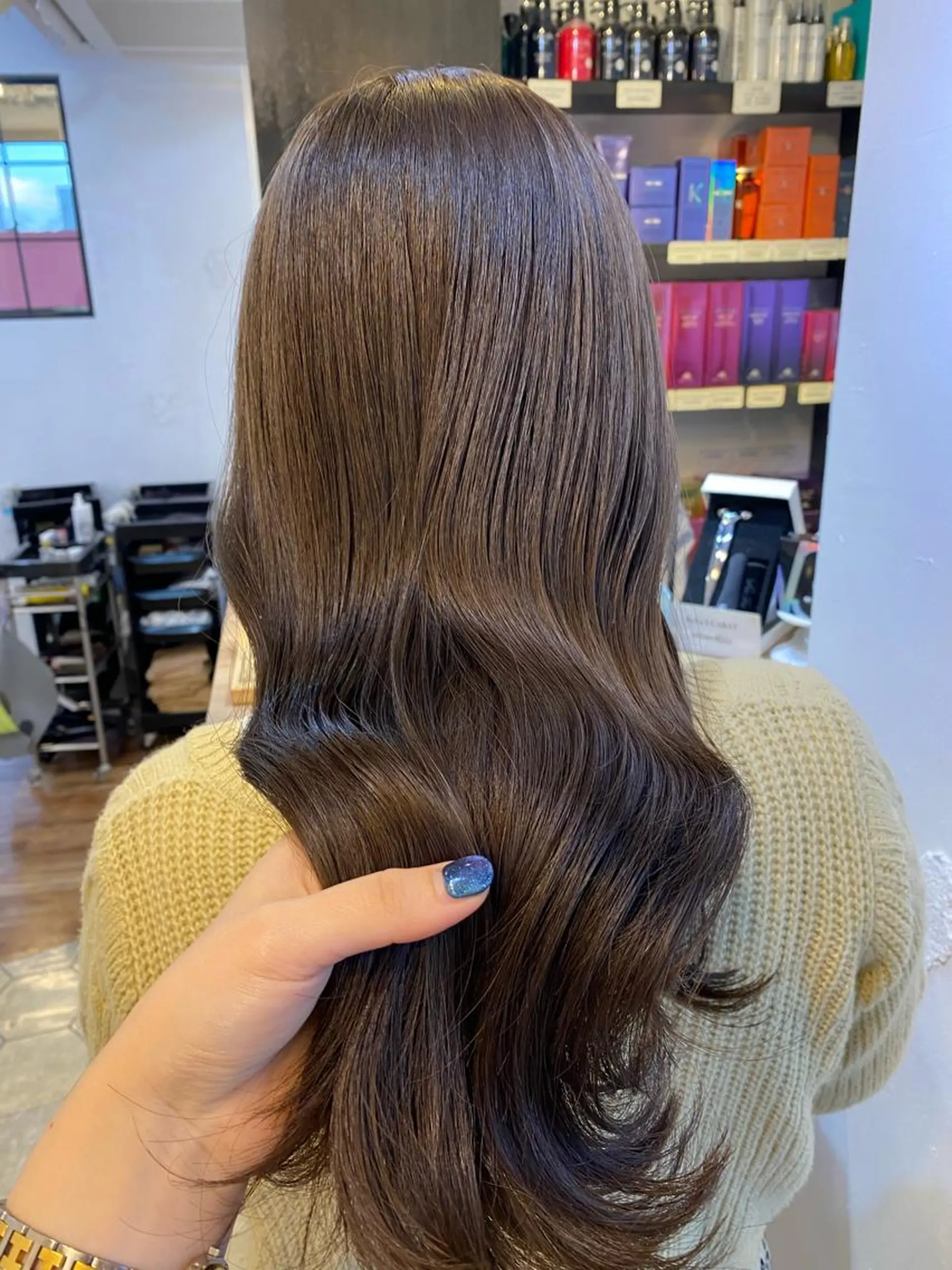 ロング カラー 🥣 hashi 🛋️のヘアスタイル