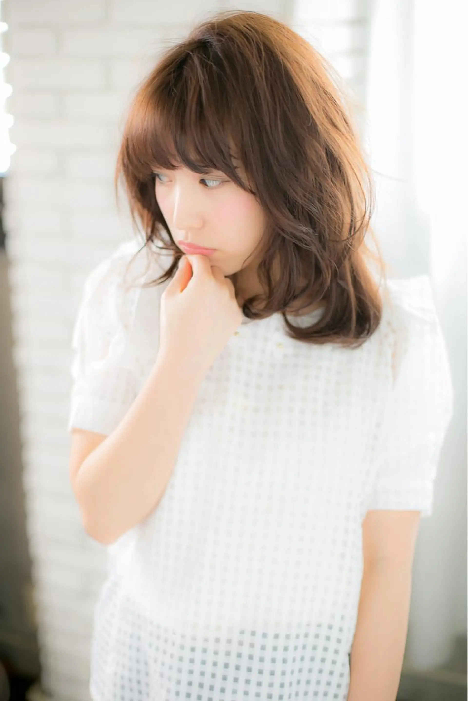 ミディアム 髪質改善、縮毛矯正 店長浅野太郎のヘアスタイル