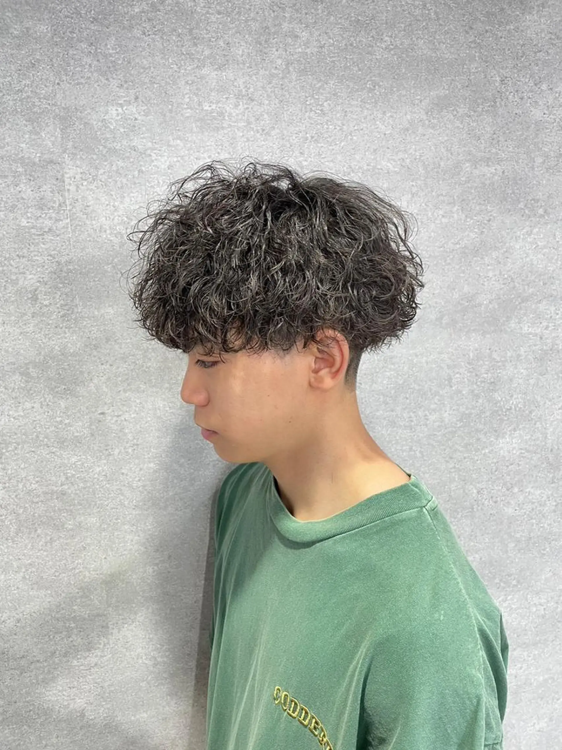 メンズ センターパート マスターかずまのヘアスタイル