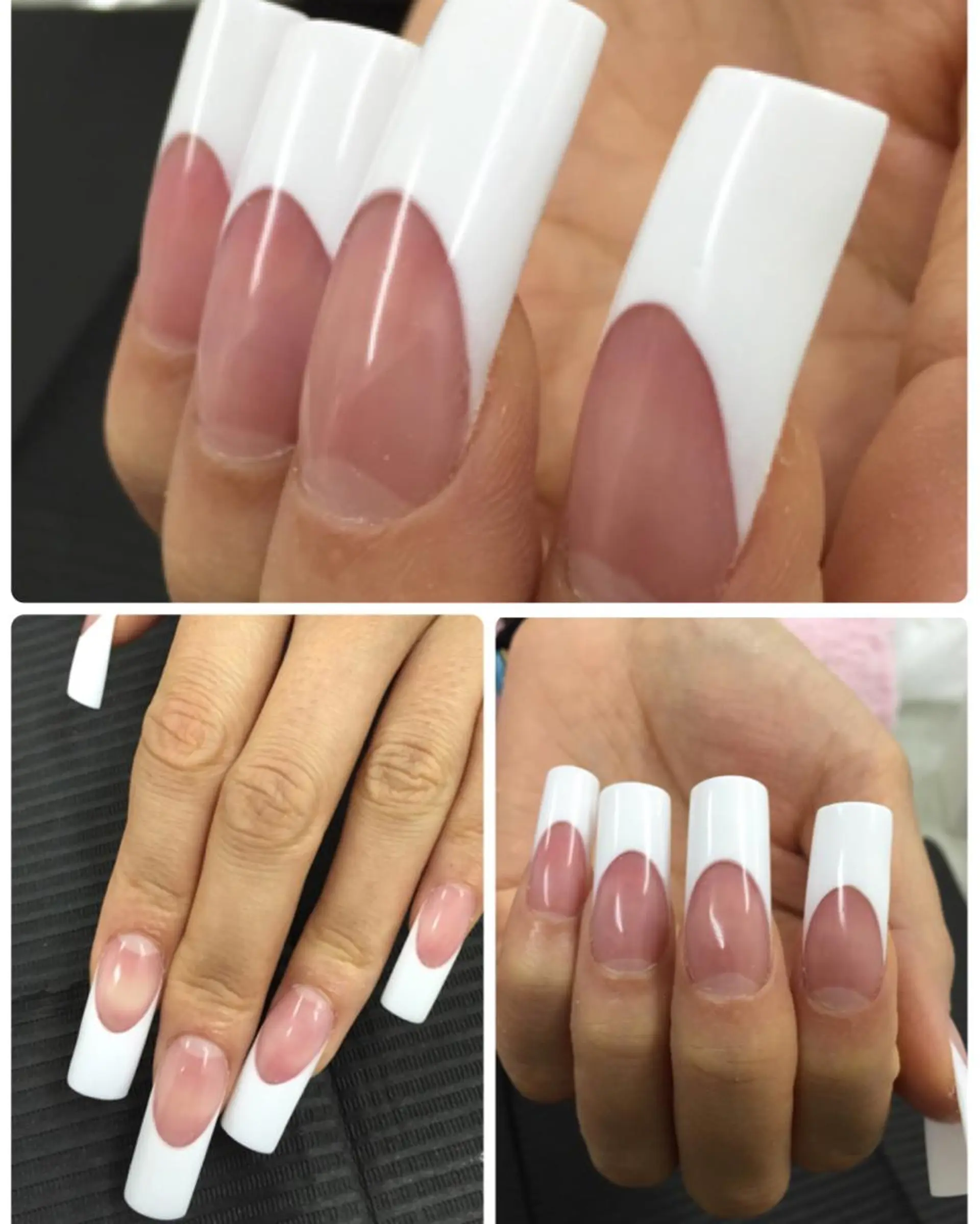 ネイル フレンチネイル スカルプネイル BellaLuna NAILのネイルデザイン