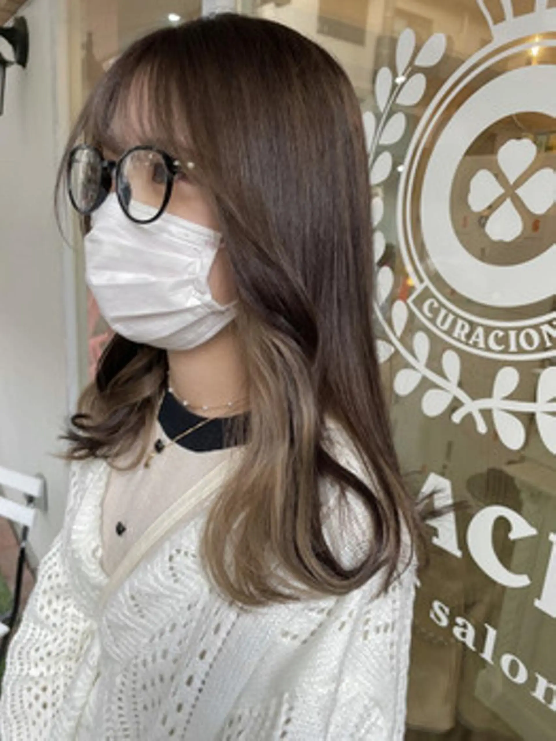 ロング カラー ヘアカラー トリートメント newi梅田🫧韓国 ヘア🫧sakiのヘアスタイル