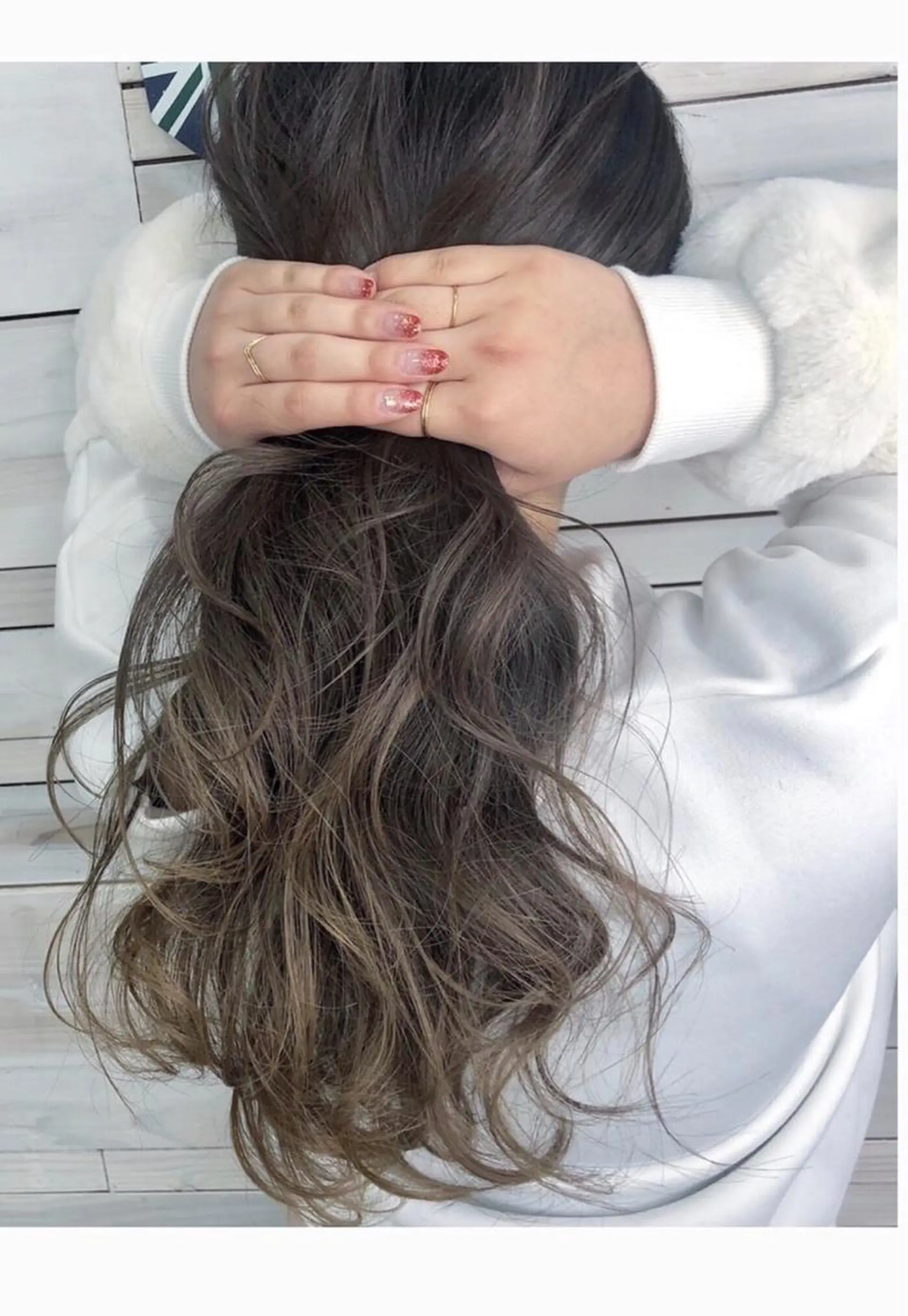 カラー ヘアカラー ○HITOMI ○のヘアスタイル