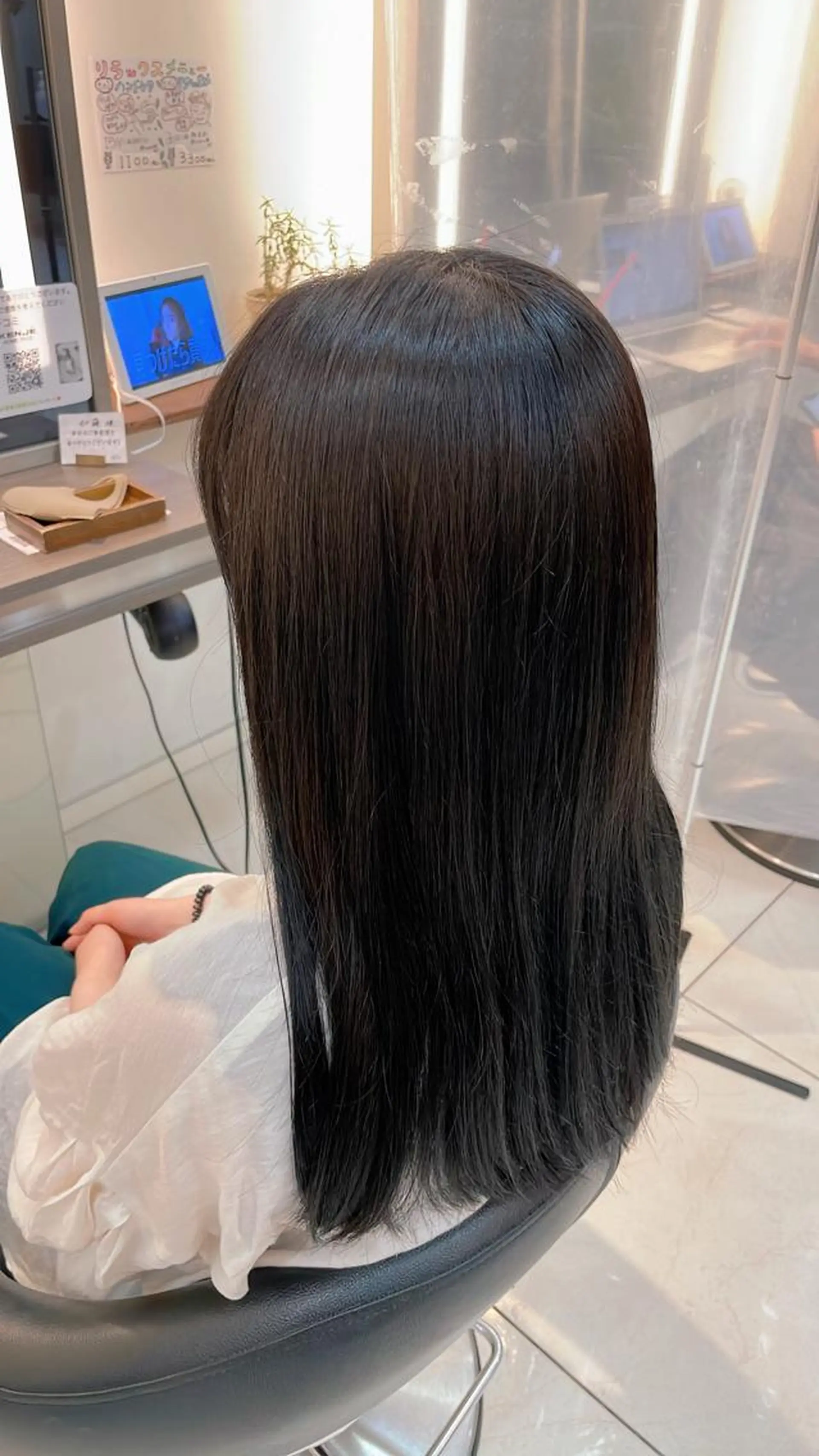 ロング カラー アッシュ 店長/髪質改善 艶カラー/清水祥偉のヘアスタイル