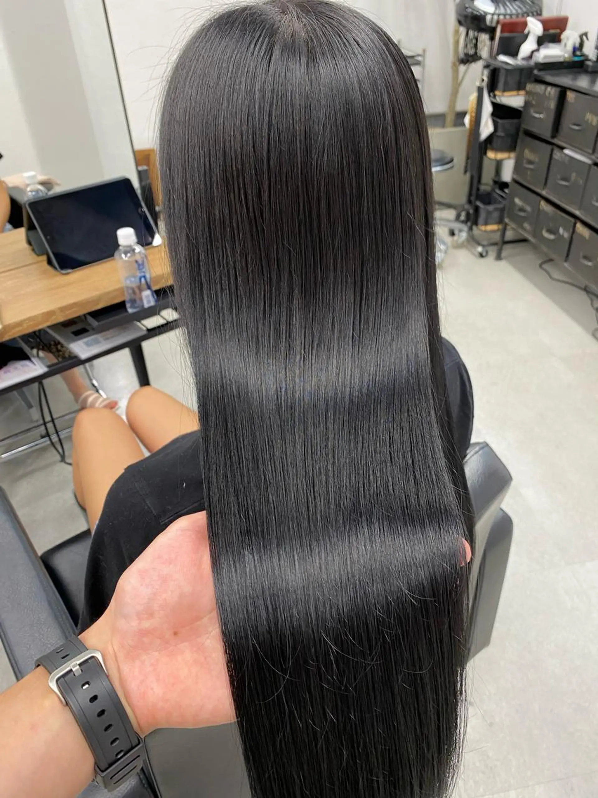 ロング カラー ヘアアレンジ 髪質改善 トリートメント ブリーチダブルカラー ハイライト/山本喜熙のヘアスタイル