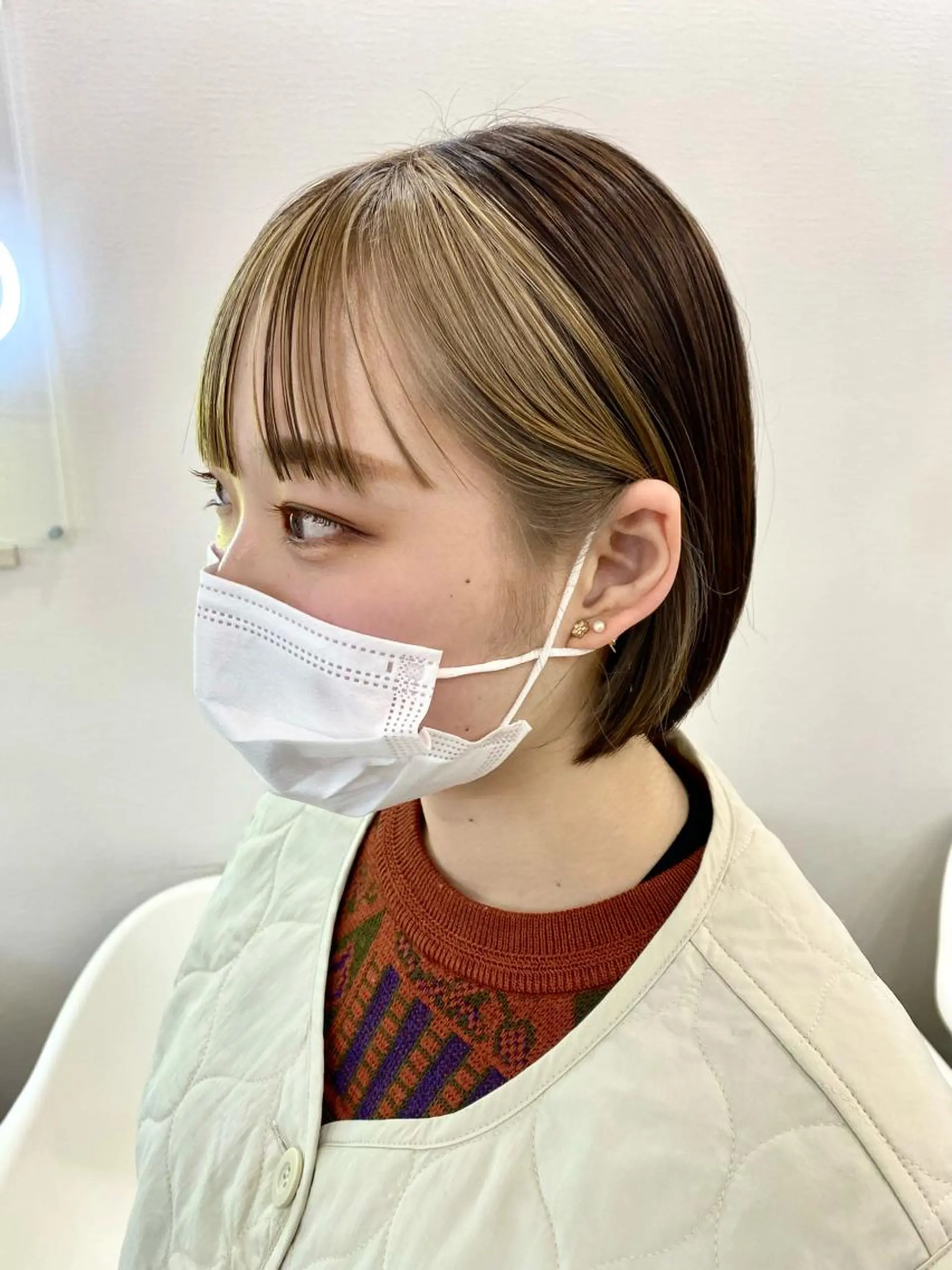 ショート カラー インナーカラー カット ヘアカラー トリートメント ヘッドスパ 🌻sunc kiwa🌻のヘアスタイル