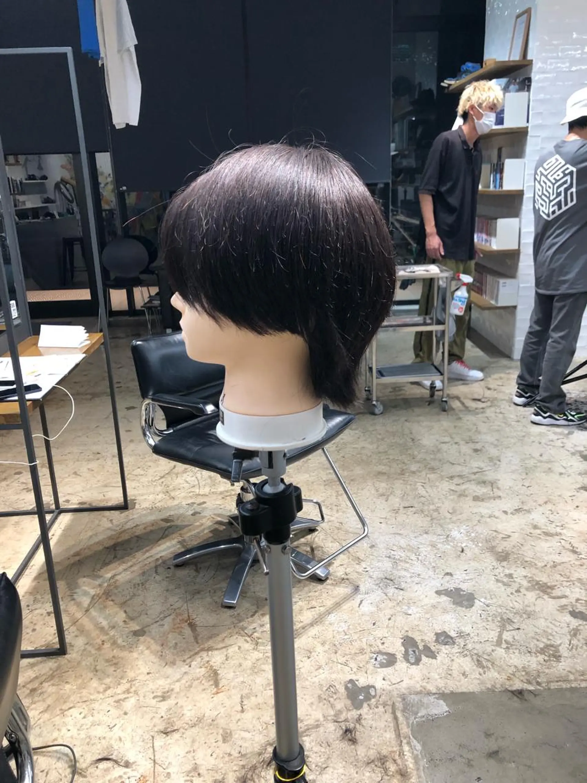 ミディアム メンズ メンズハイトーン メンズ韓国風 韓国マッシュ マッシュウルフ マッシュ メンズ特化/パーマ /フェード/洋輔のヘアスタイル