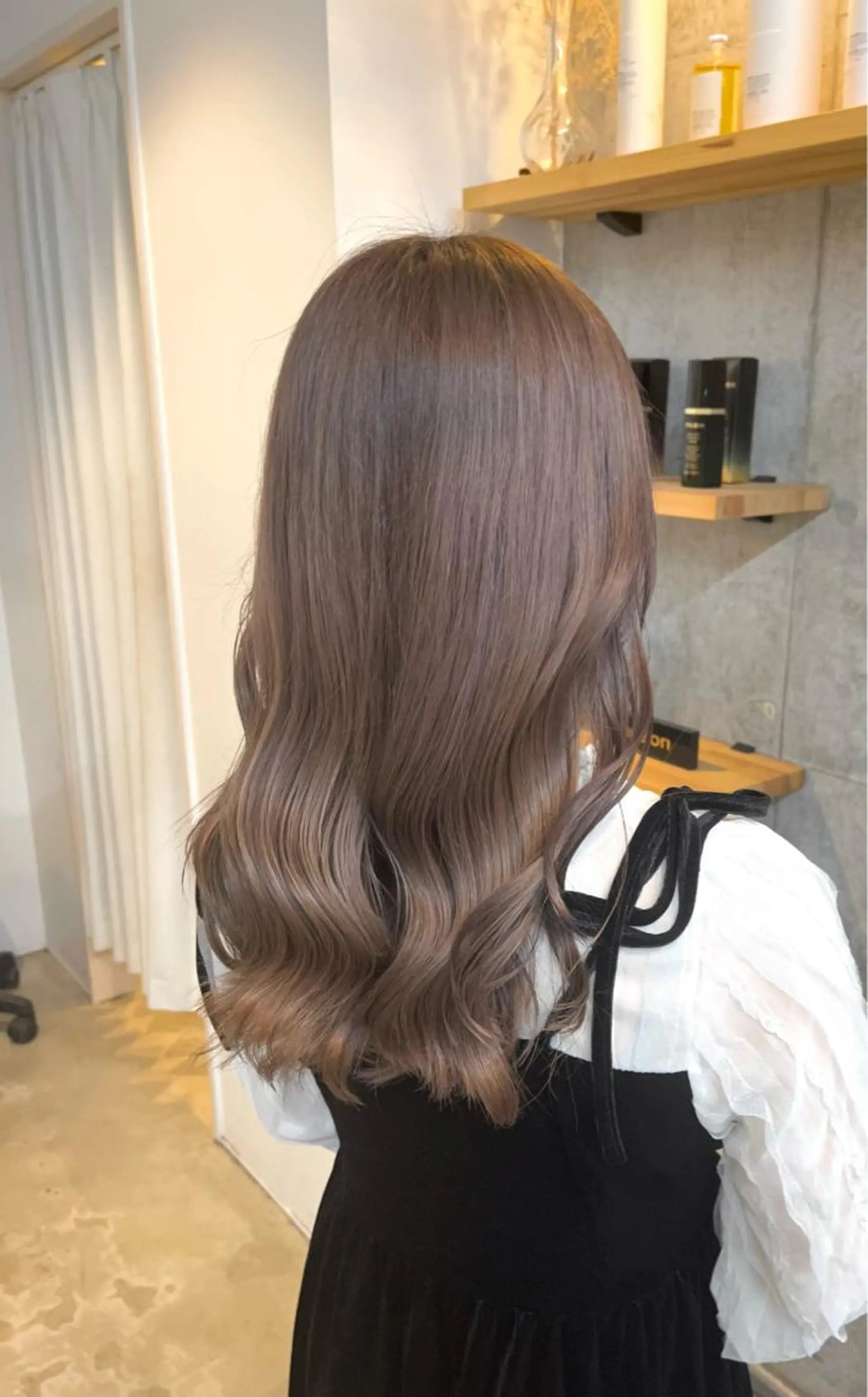 ミディアム カラー カット ヘアカラー ハイトーンカラ ー/小川のヘアスタイル