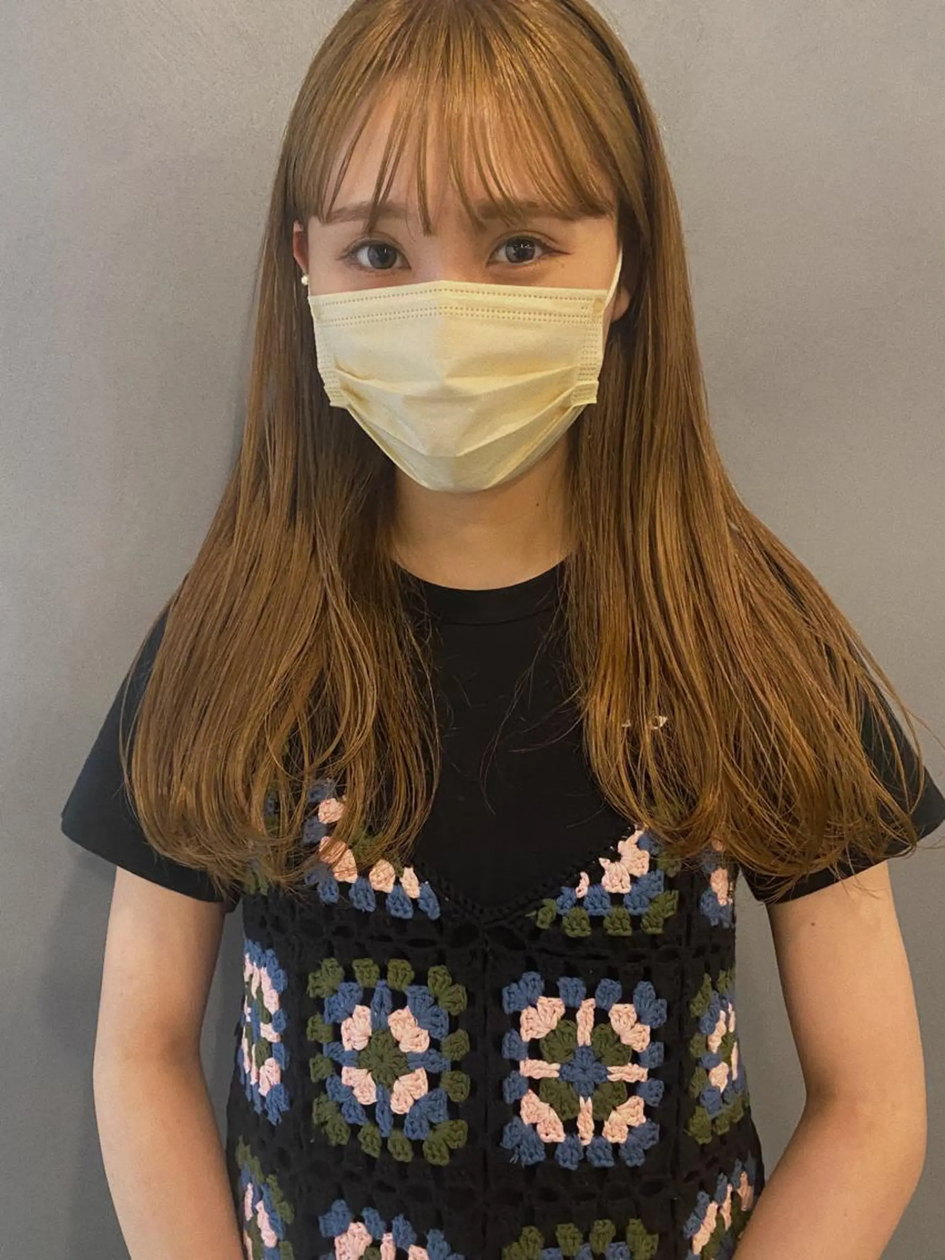 ロング カラー 砂原 ひよりのヘアスタイル