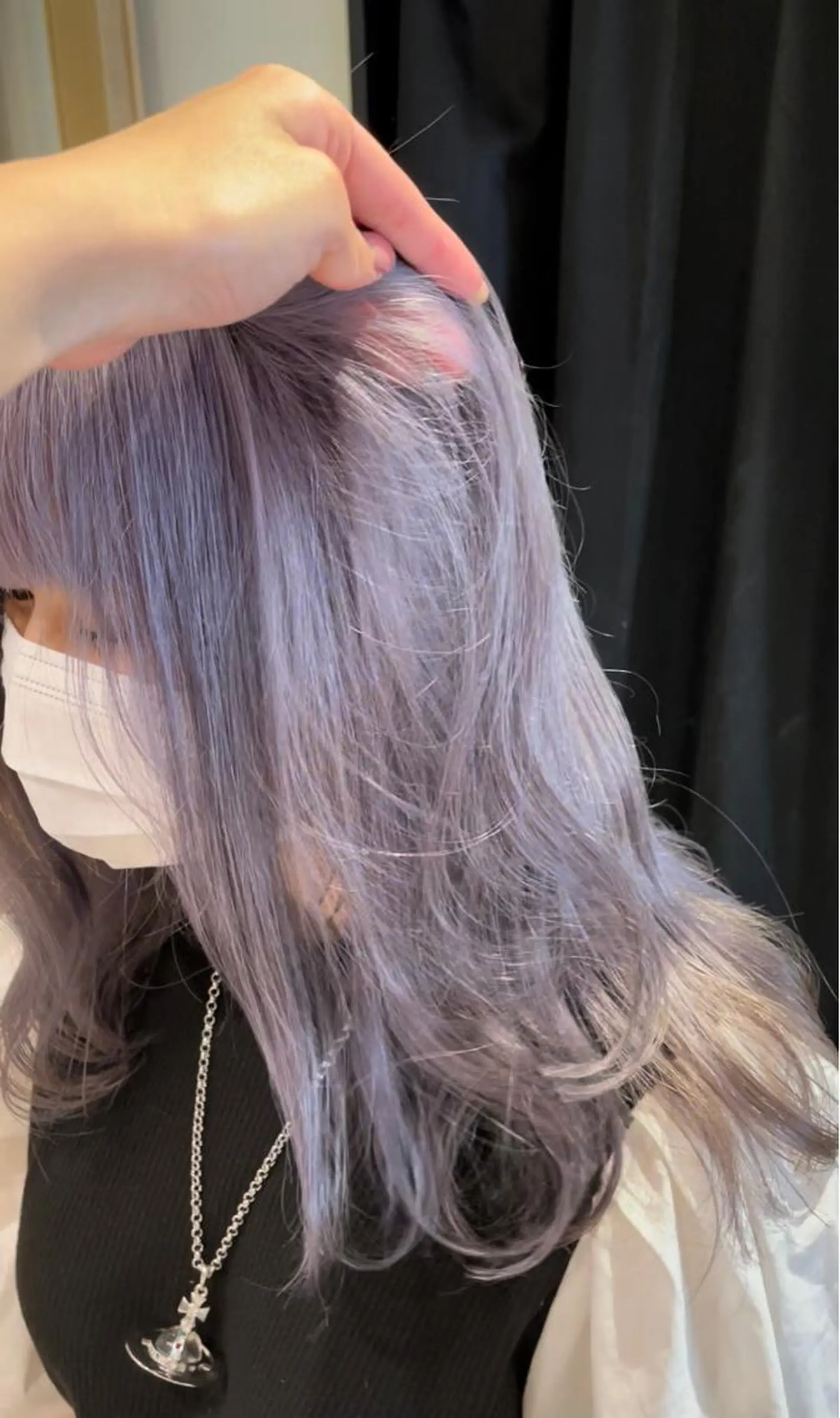 ロング カラー ネイル 𝗺𝗶𝗸𝘂♡ 似合わせ🎀のヘアスタイル