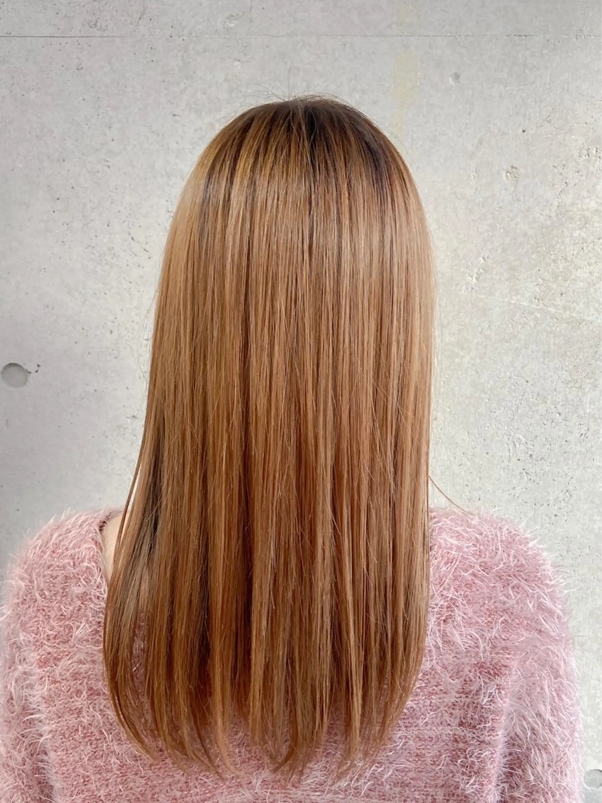 ロング カット 縮毛矯正 川端 康介のヘアスタイル