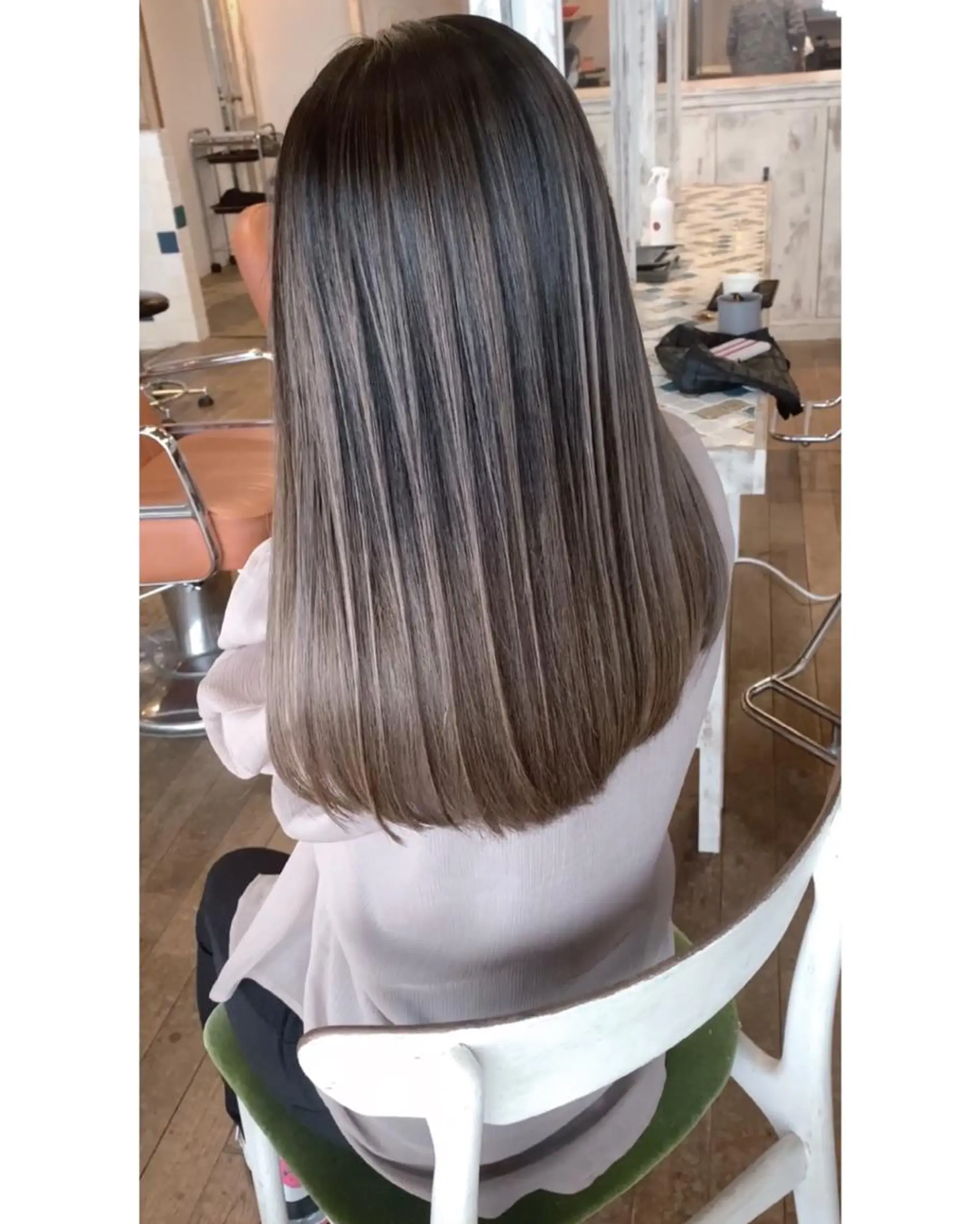 カラー バレイヤージュ ハイライトカラー Beyond（kitaro）所属・石井辰功也 フリーランス美容師のヘアスタイル