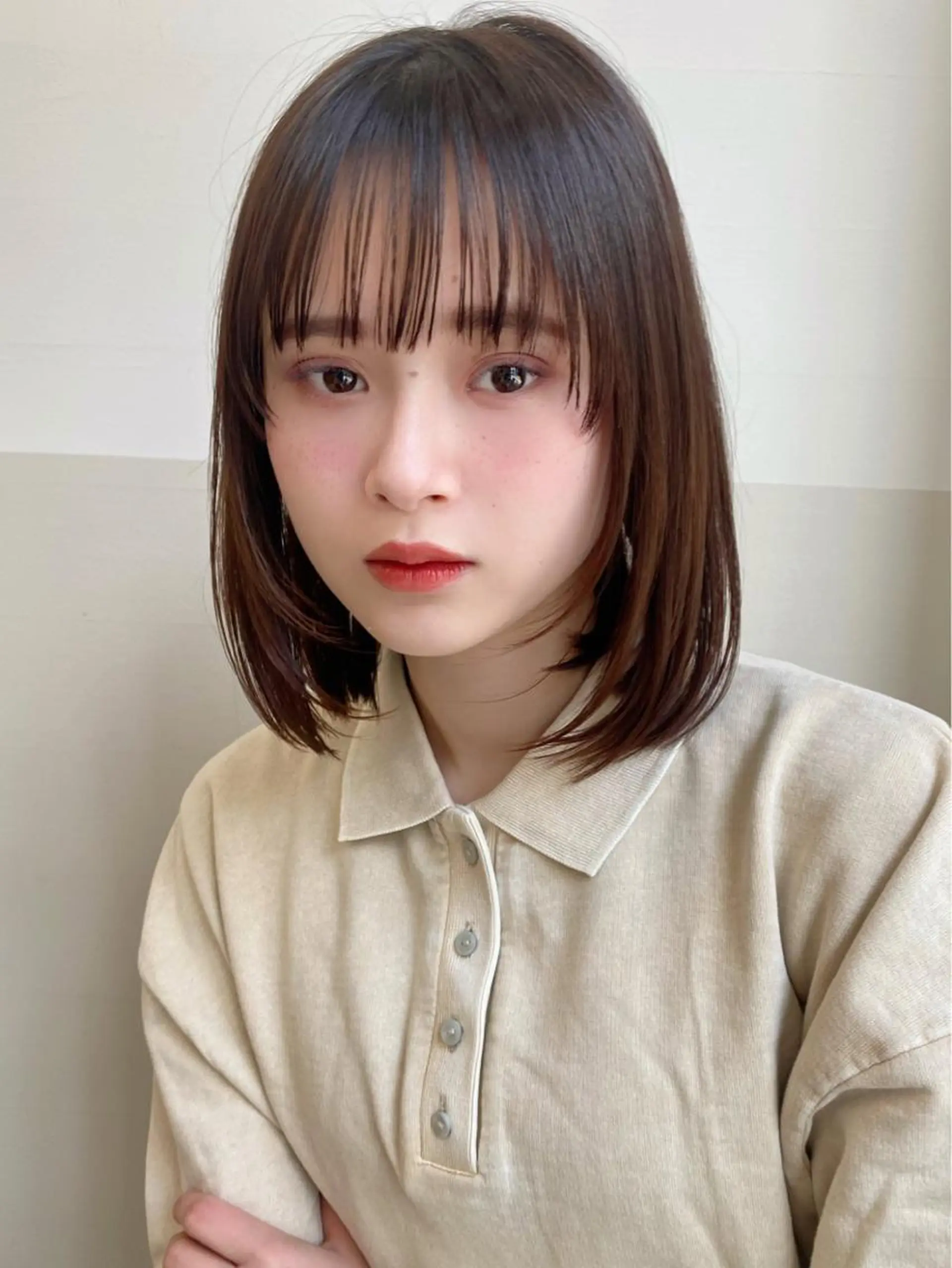 ミディアム カラー 🪭risa 暖色/レイヤー🪭のヘアスタイル