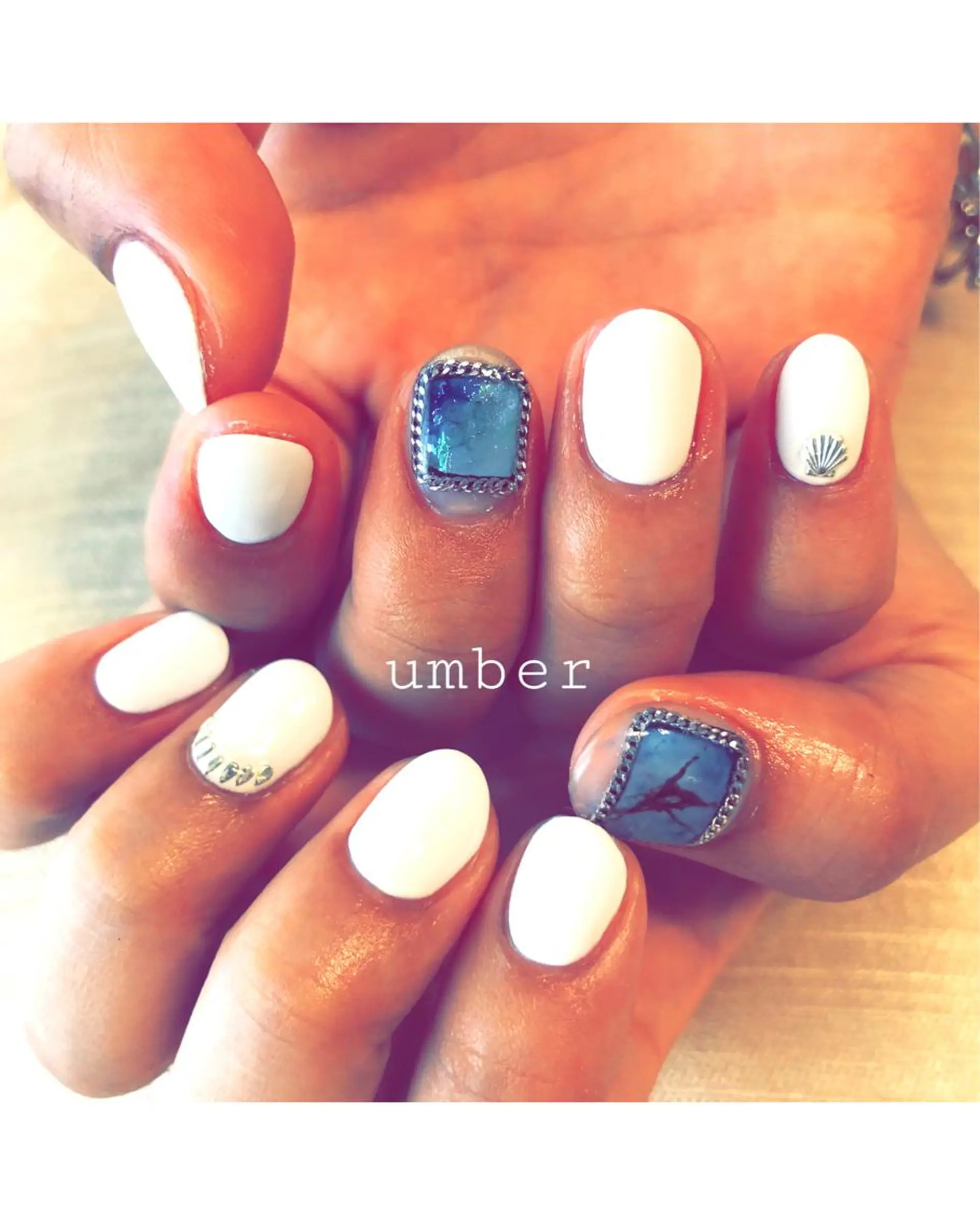 ネイル アートネイル クリアネイル フットネイル フレンチネイル グラデーション ハンドネイル umber 三茶1分のネイルデザイン