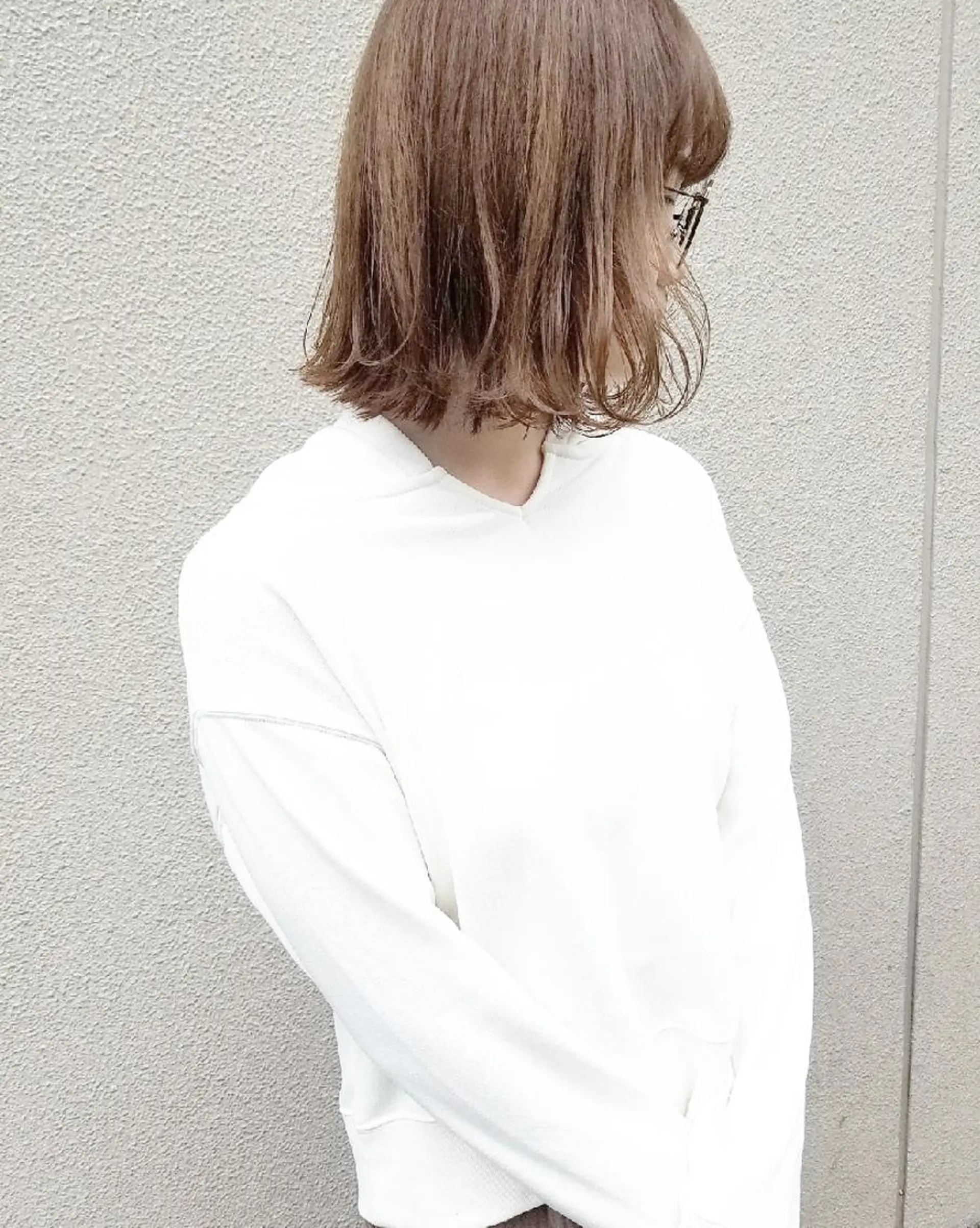 カラー 🙃 透明感カラー/ボブのヘアスタイル