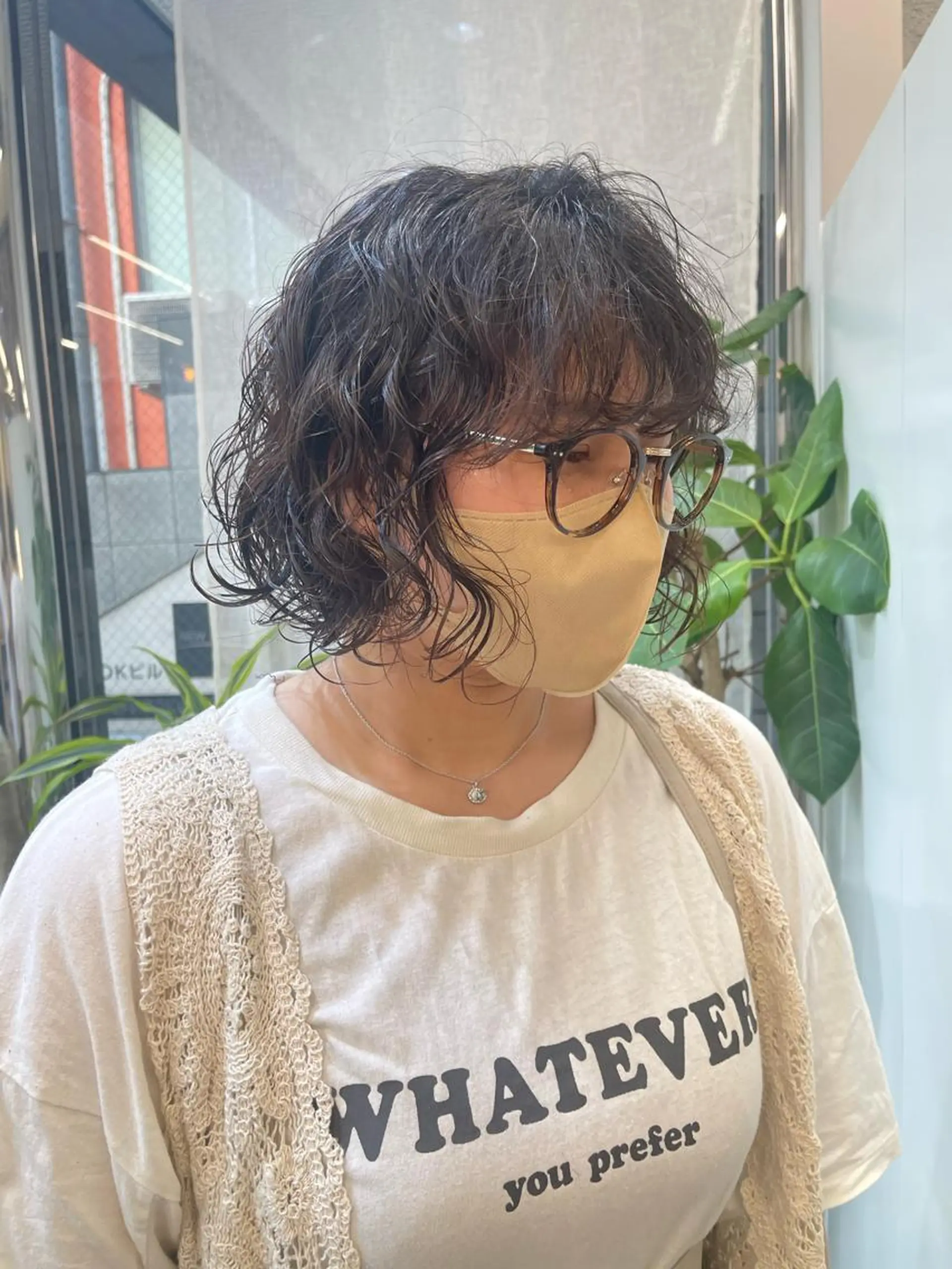 ショート カット ヘアカラー パーマ 早瀬裕之 パーマのヘアスタイル