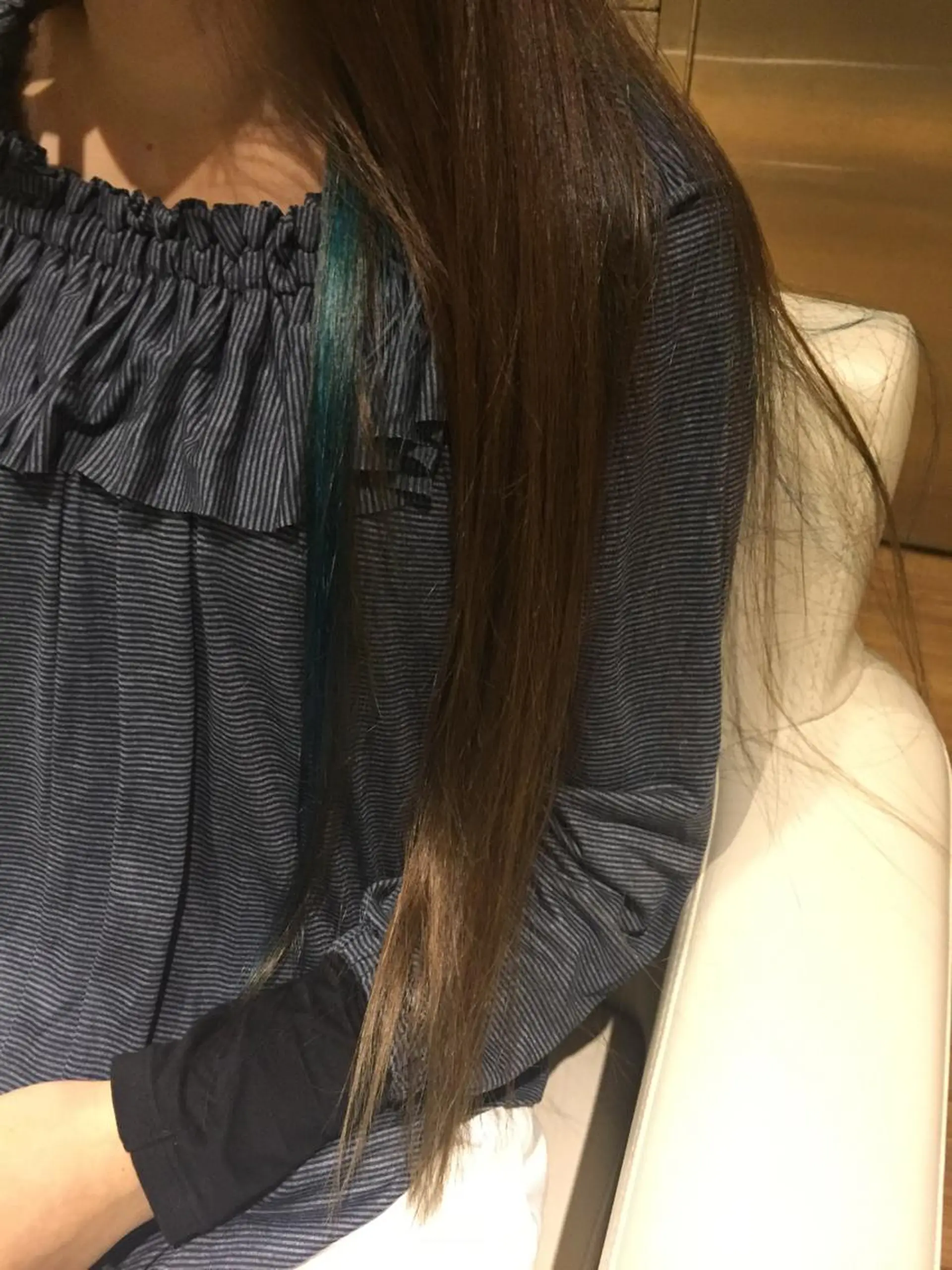 ロング 乾かすだけで艶髪酸性 ストレート髙橋悠耶のヘアスタイル