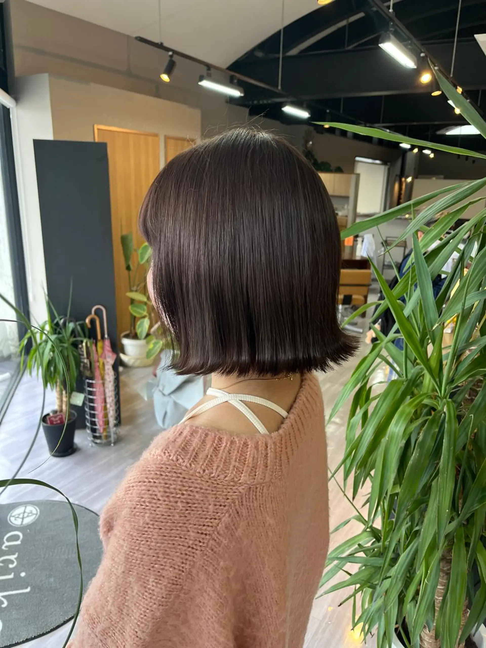 ミディアム alu yuinaのヘアスタイル