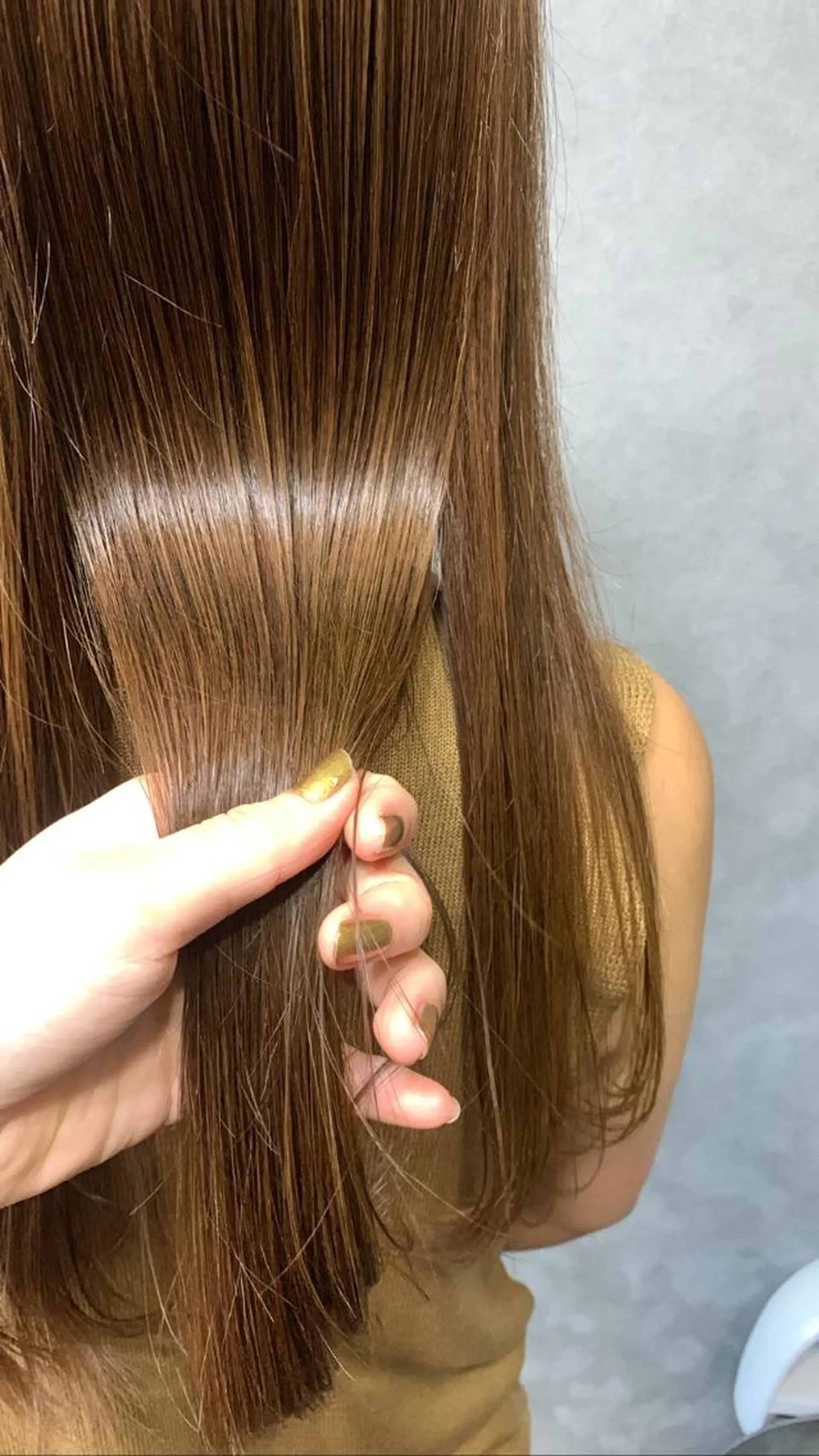 セミロング カラー 髪質改善 トリートメント chouette/ 根本優希のヘアスタイル