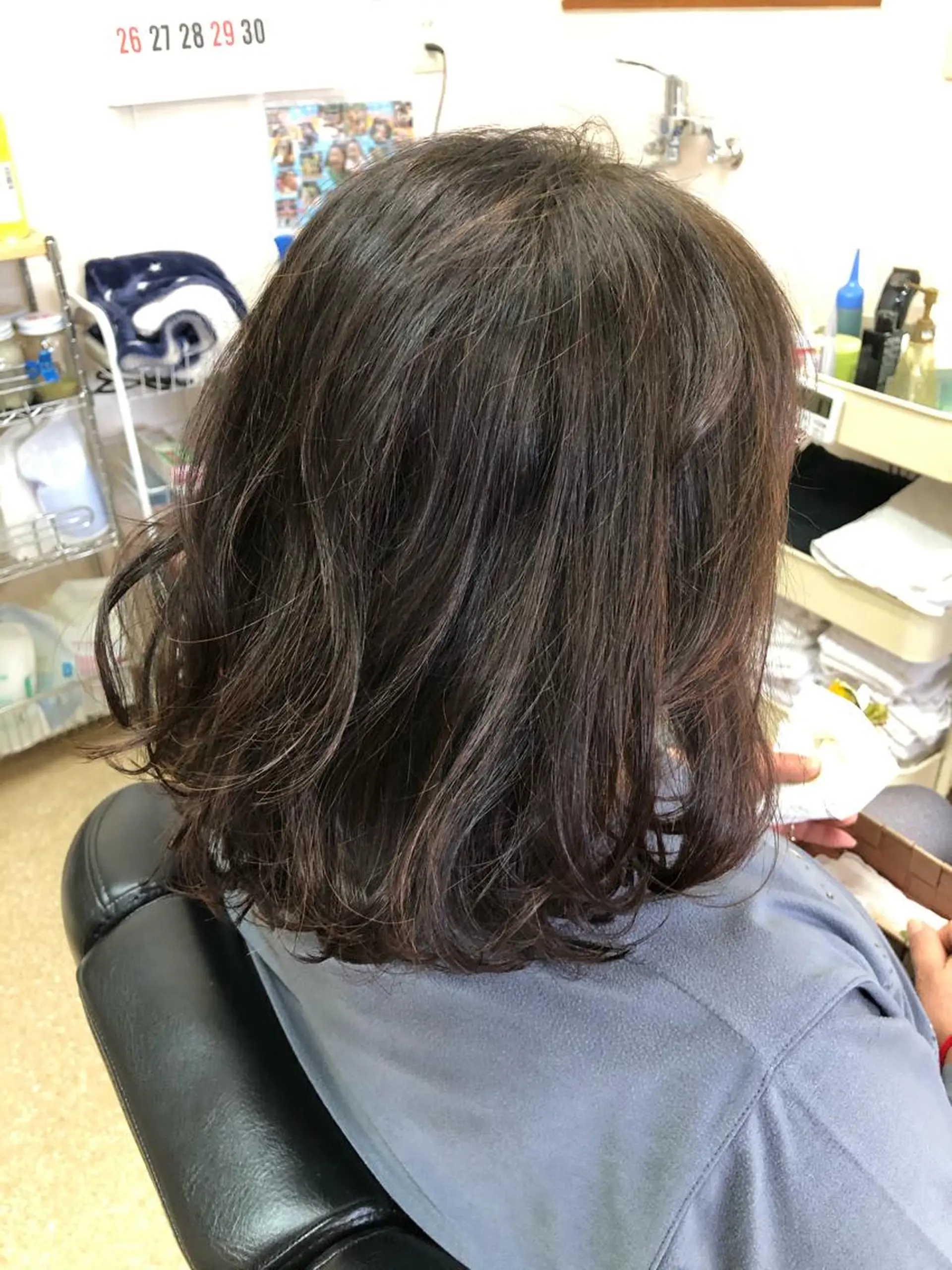 ミディアム カラー ヘナカラー 石塚 浩のヘアスタイル