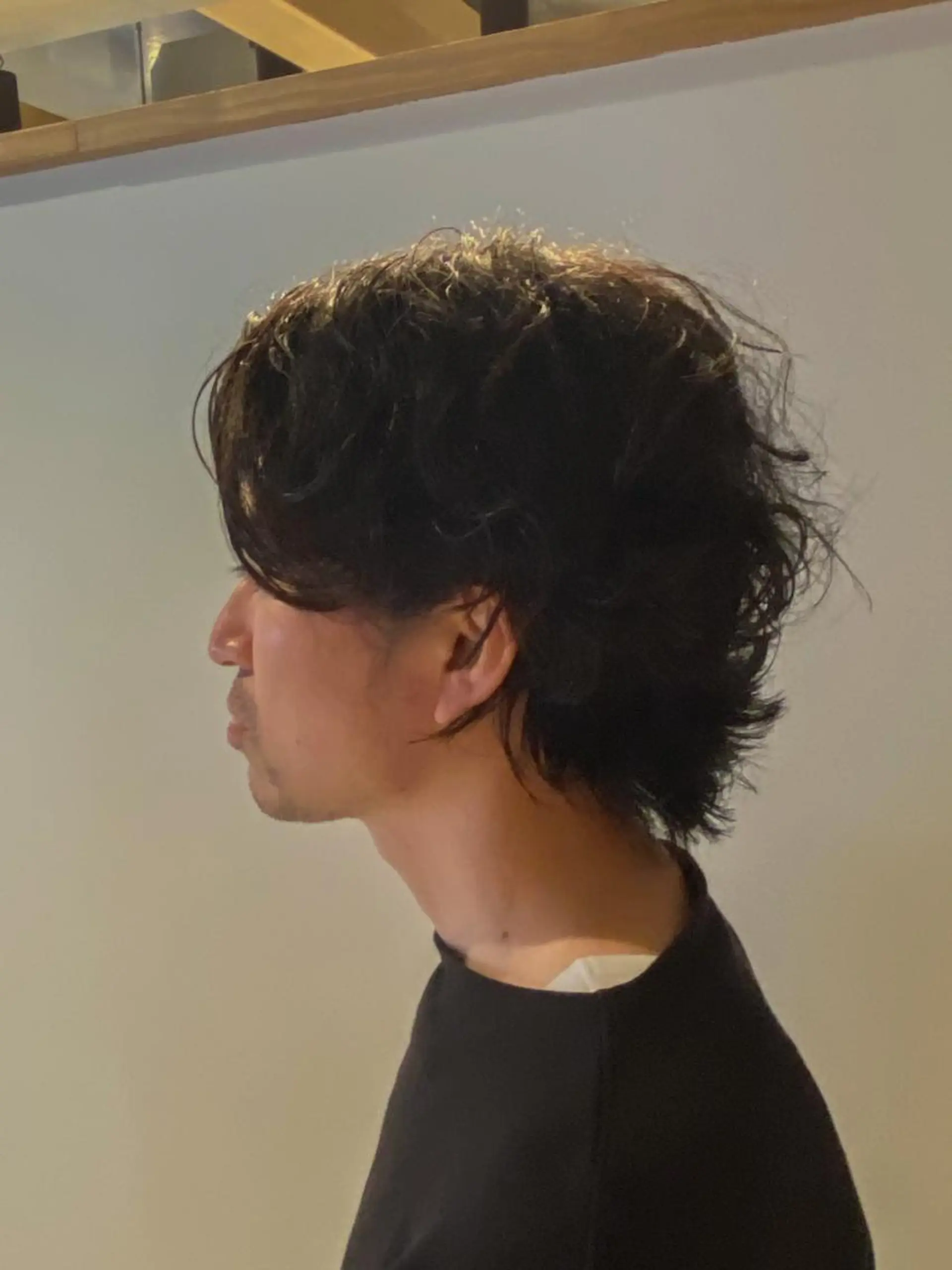 パーマ メンズ メンズパーマ 刈り上げ メンズウルフカット ウルフカット OAK学芸大学所属・SHOTA OAK学芸大学のヘアスタイル