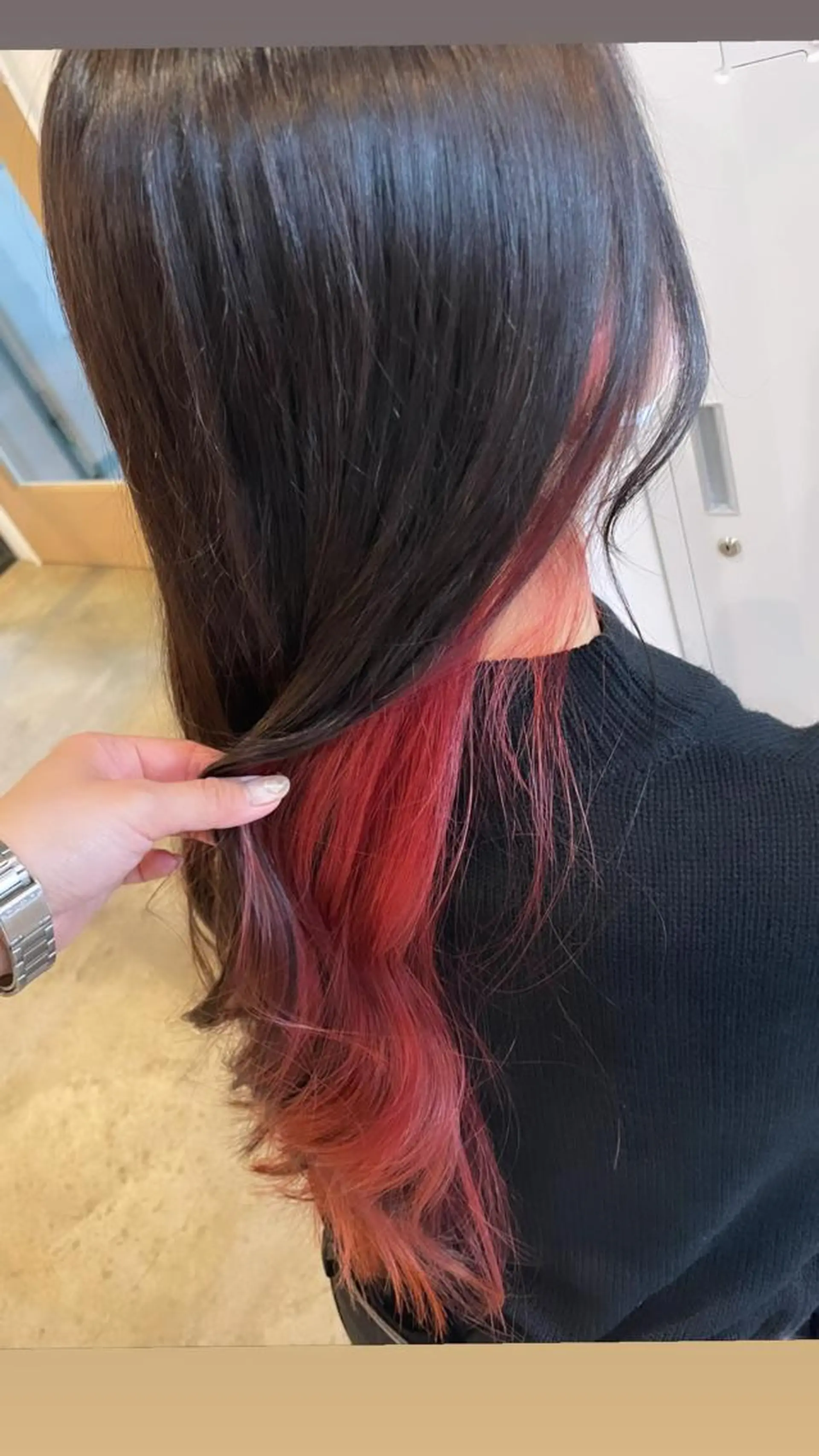 セミロング カラー ヘアアレンジ REONA🪽✨薬院 レイヤーカット🫧のヘアスタイル