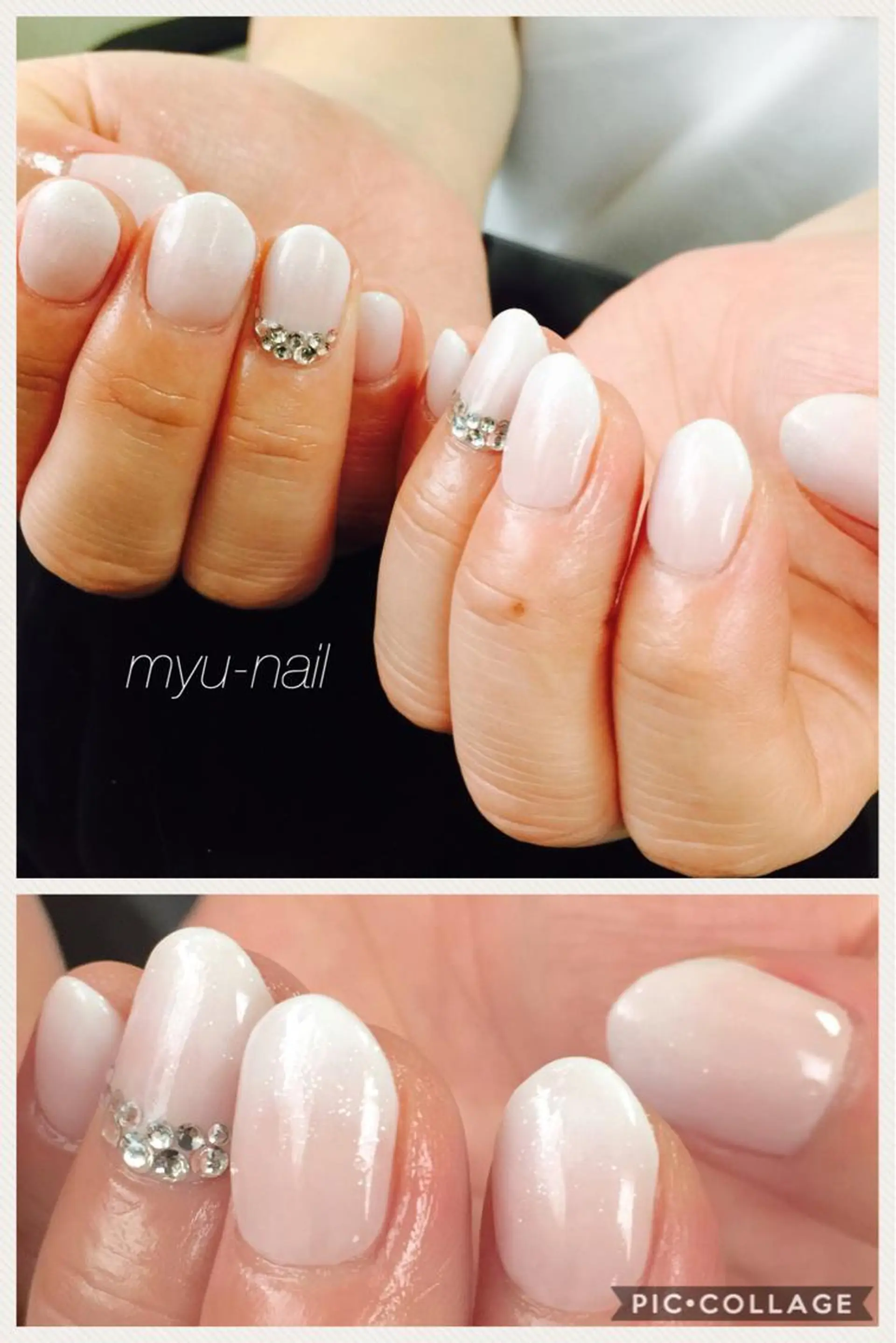 ネイル グラデーション シンプルネイル ホームサロン myu-nailのネイルデザイン