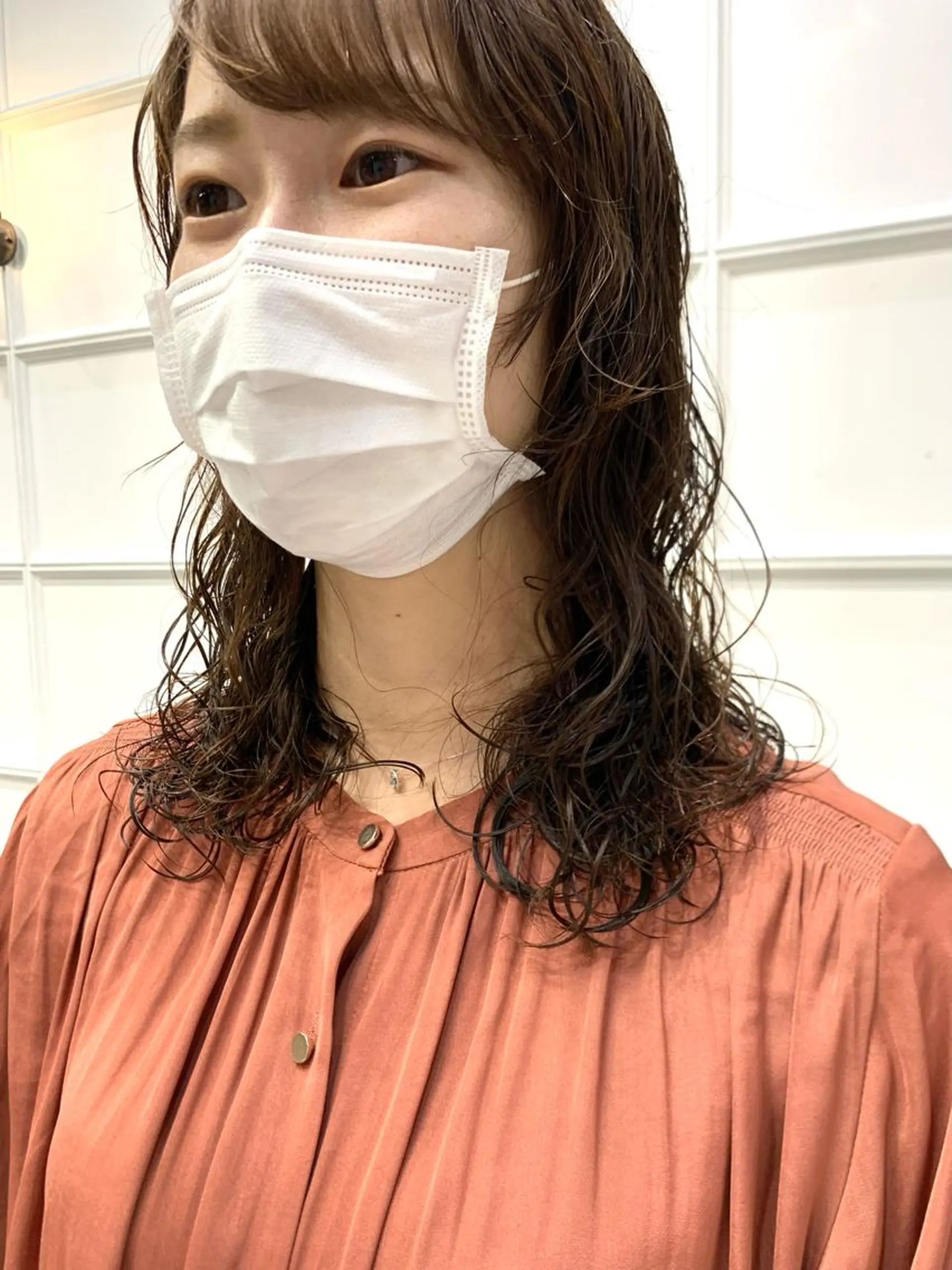 セミロング パーマ カット パーマ トリートメント GO TODAY 原宿本店所属・髪質改善/縮毛矯正 /DAIKIのヘアスタイル