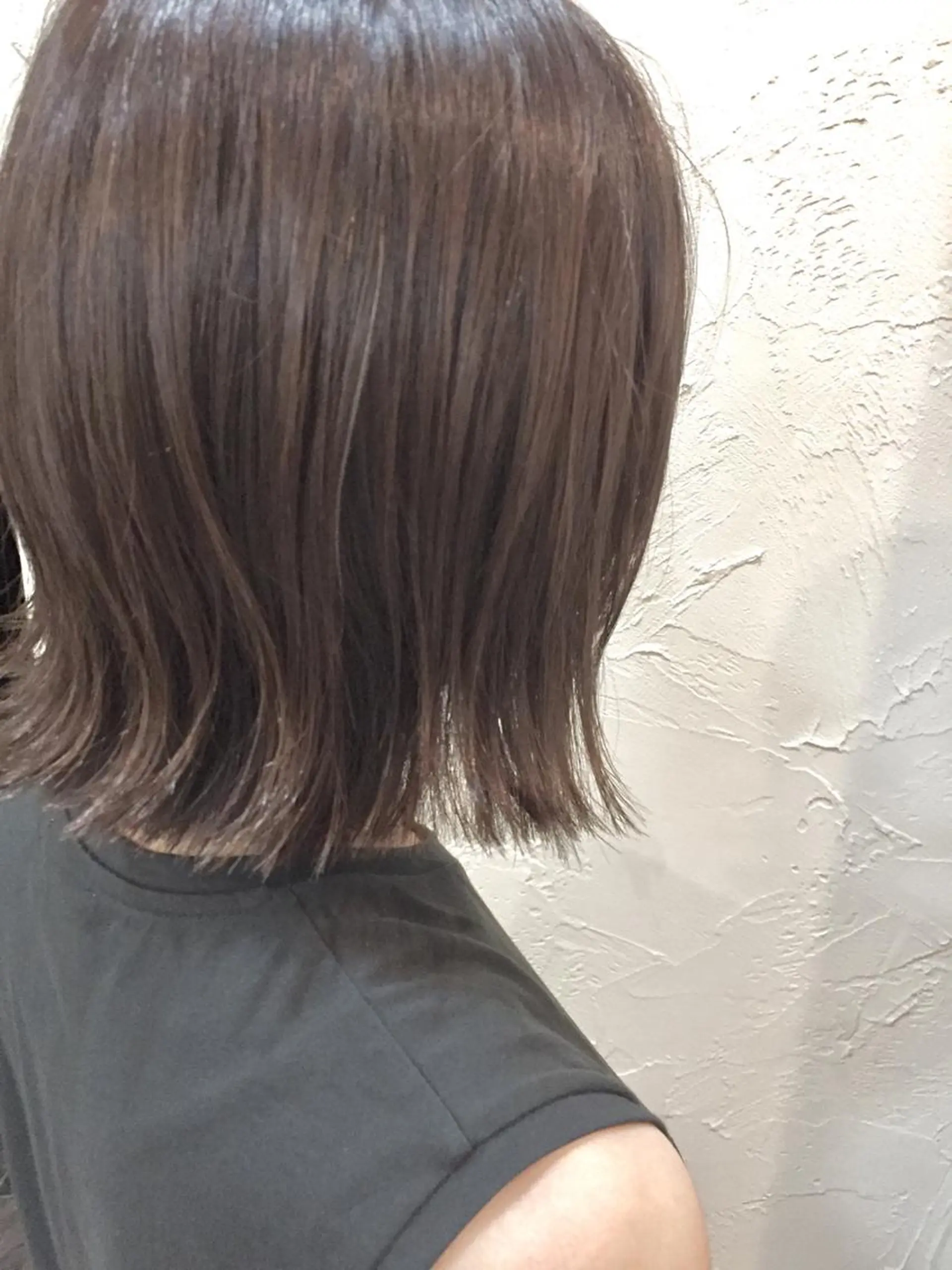 ショート カラー カット ヘアカラー トリートメント F． 梅田/ボブ/パーマのヘアスタイル