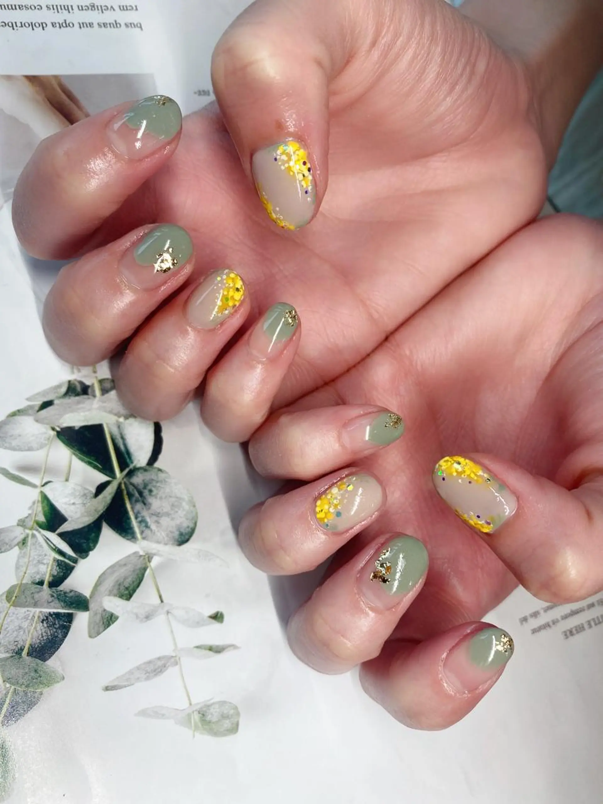 ショート ハンドネイル NAILSALON 🍔Timna🍟のネイルデザイン