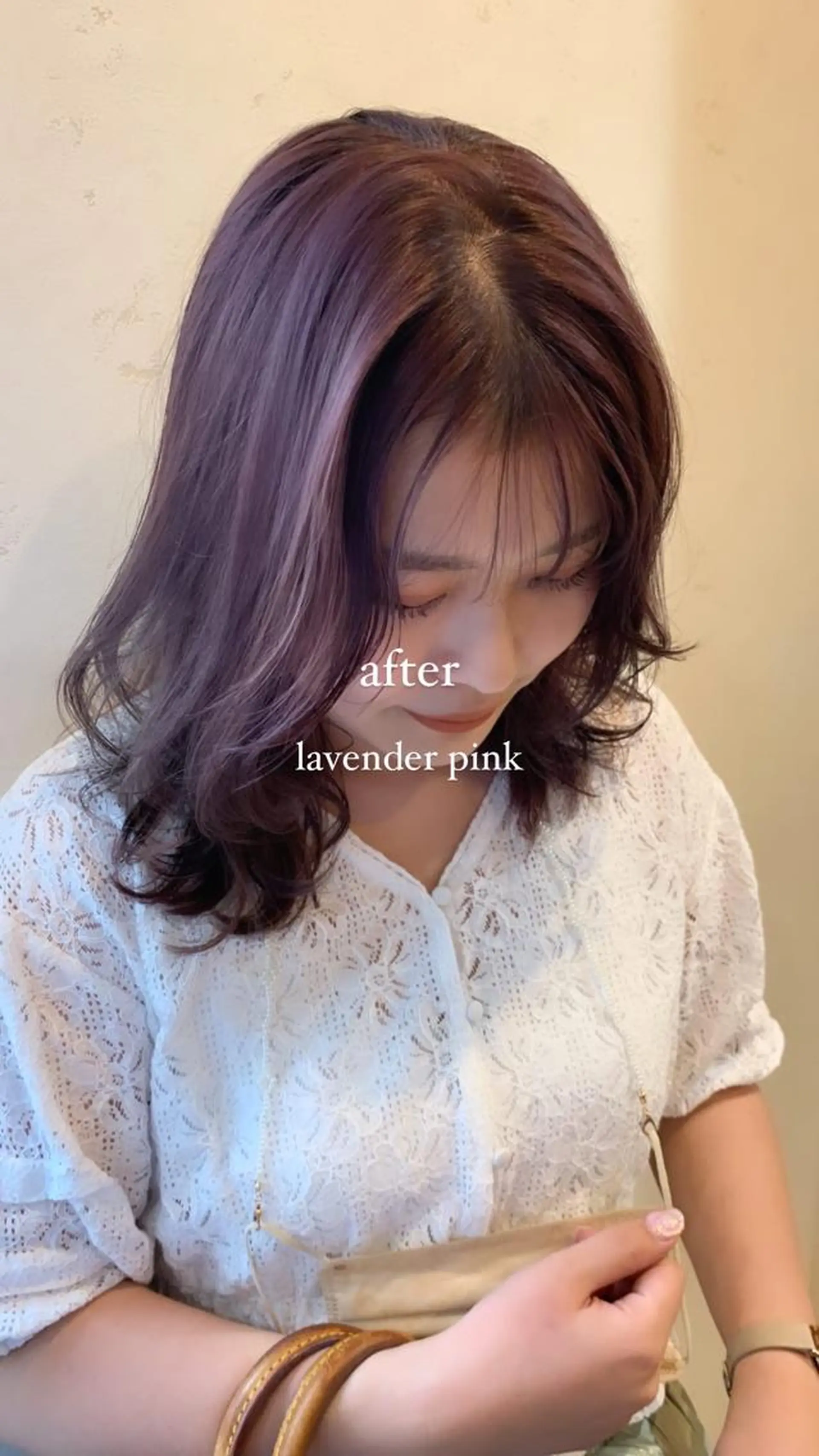 ロング カラー メンズ メンズブリーチ ブリーチ ラベンダーカラー ラベンダーピンク ピンクカラー ヘアカラー 落合希 Olivebeigeのヘアスタイル