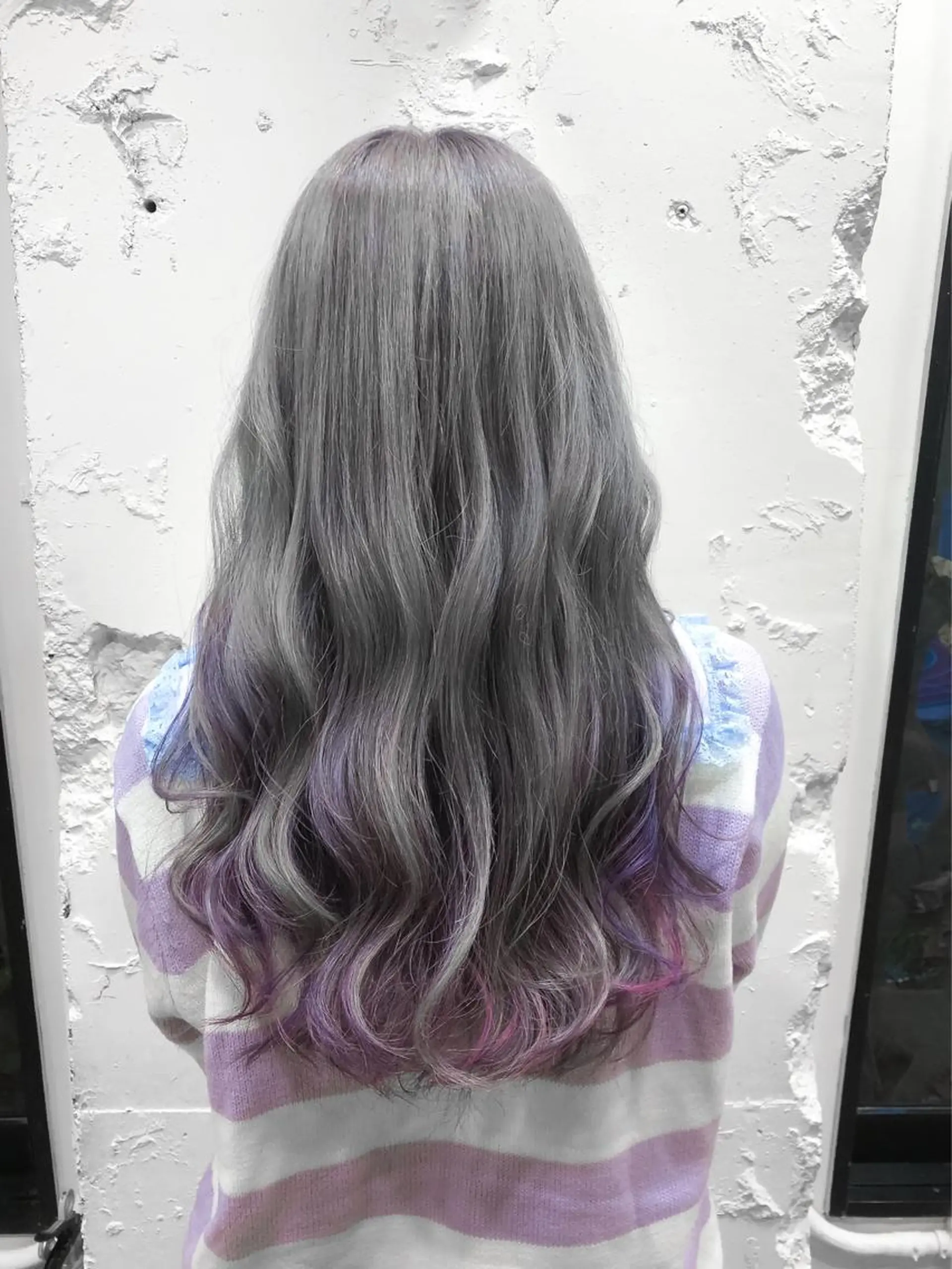 ロング カラー グラデーションカラー ハイトーンカラー ピンクカラー ヘアカラー ✨デザインカラー✨ ハイトーン　森貴章のヘアスタイル