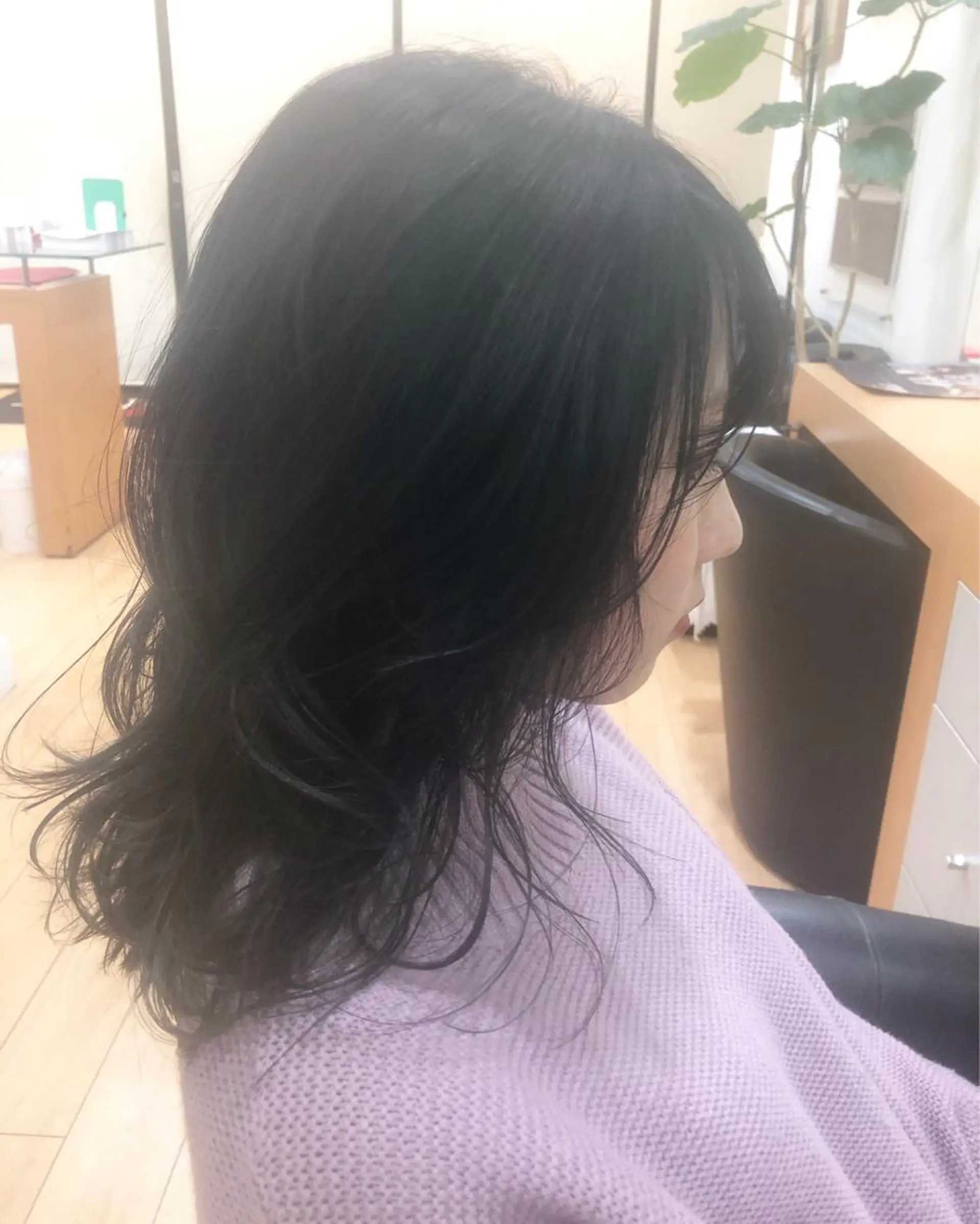 パーマ 縮毛矯正×髪質改善 カラー×クロスパーマのヘアスタイル