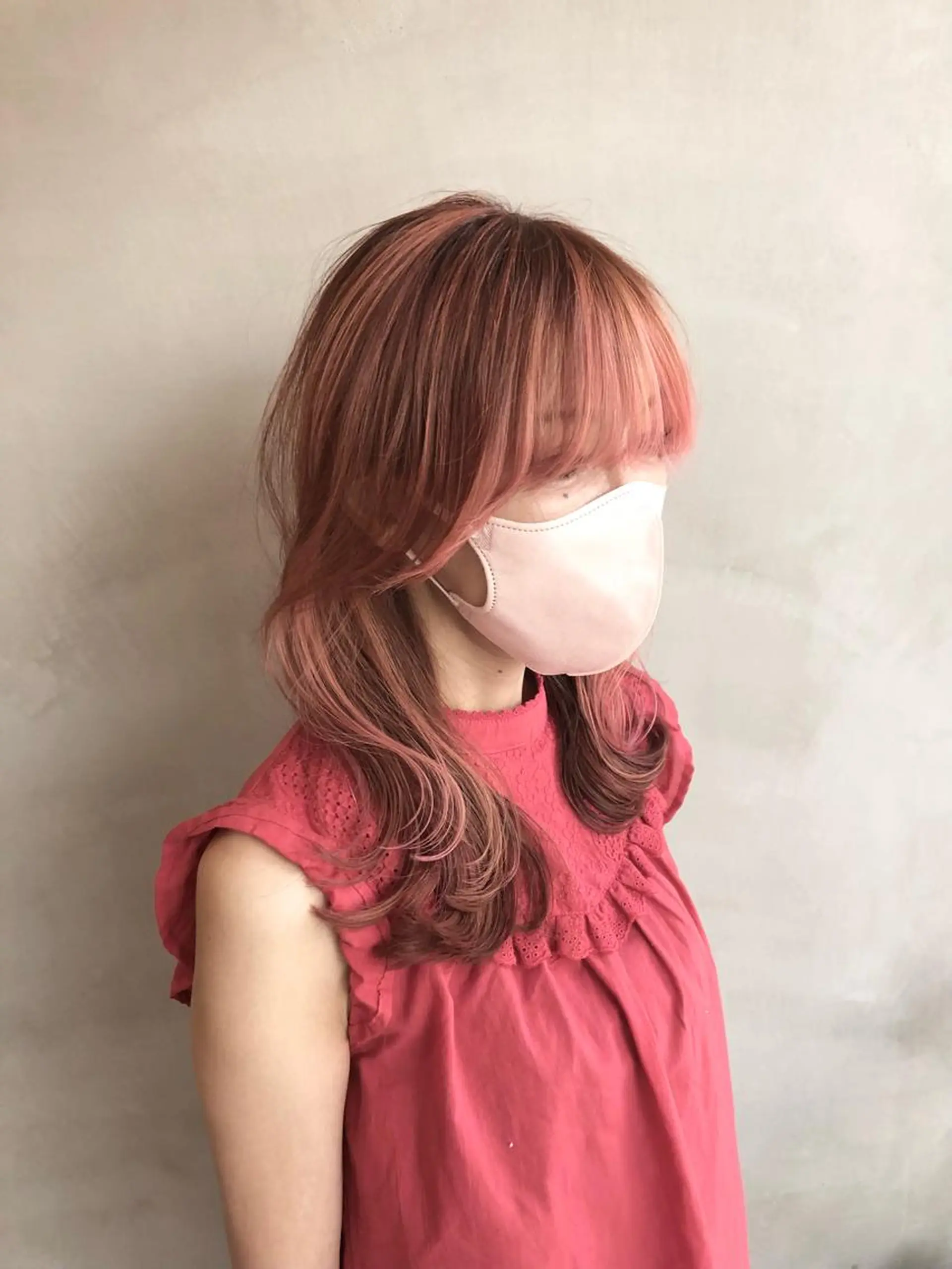 ミディアム カラー カット 縮毛矯正 トリートメント LOOP hair eye lash所属・LOOP hairのヘアスタイル