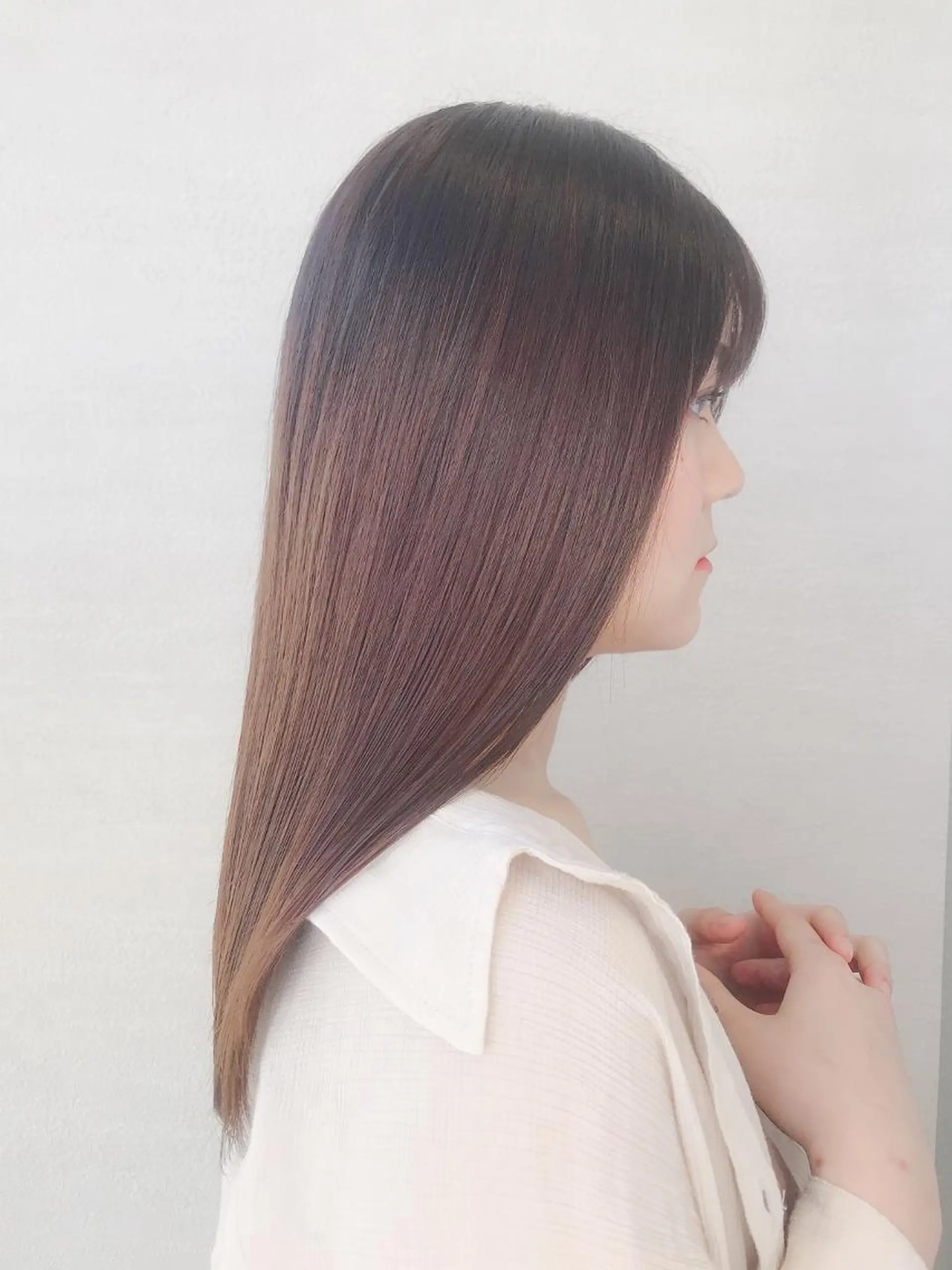 セミロング 井上 未悠のヘアスタイル
