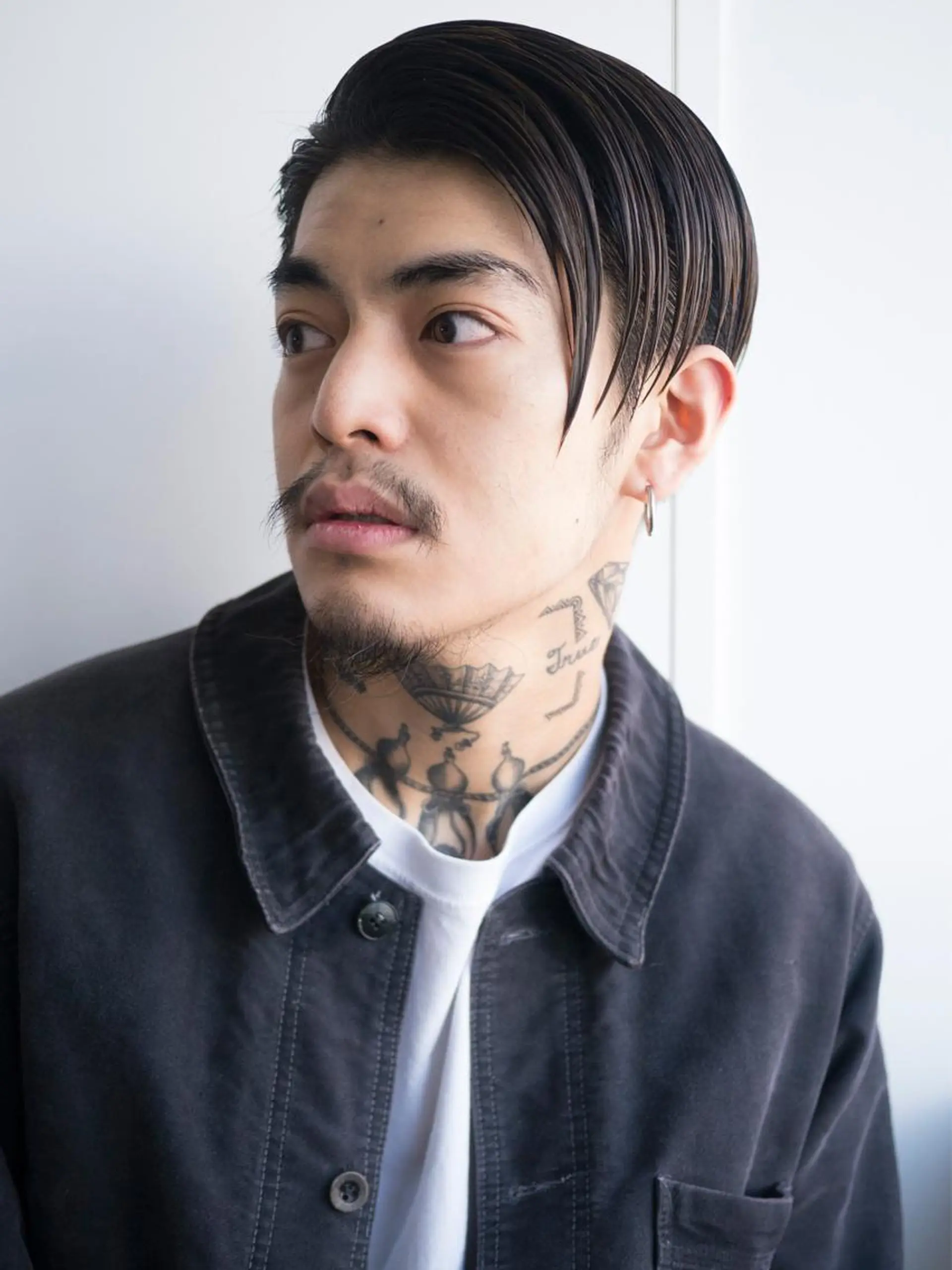 メンズ オールバック カット 渋谷メンズカット/ 工藤靖也のヘアスタイル