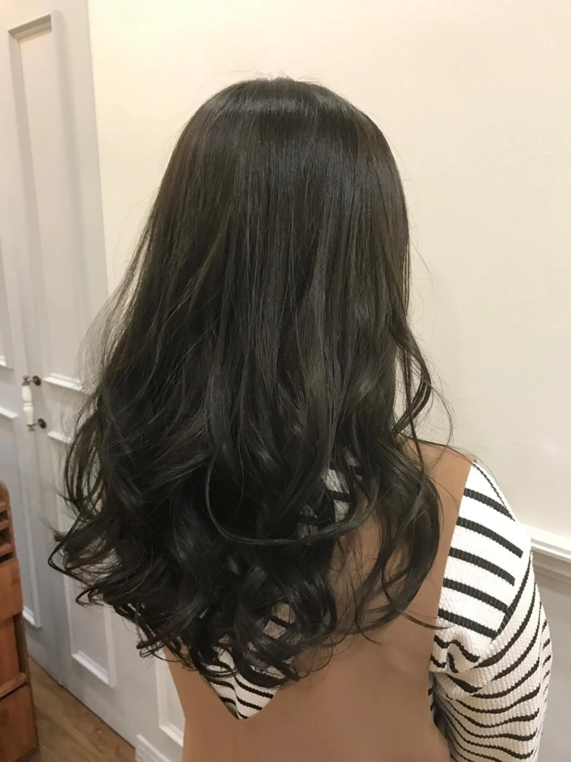 ロング カラー トリートメント ひろせ かなのヘアスタイル