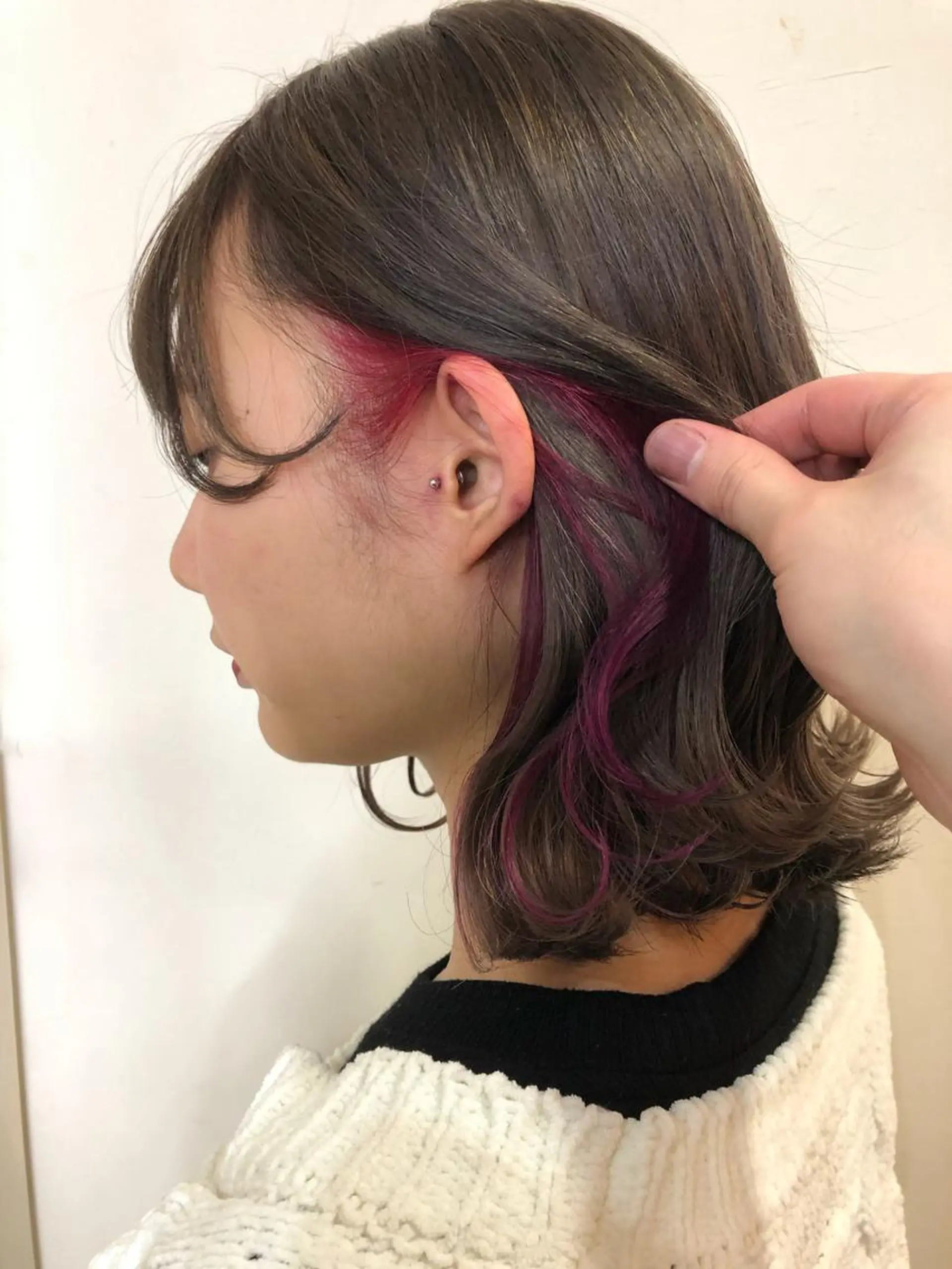 ミディアム カラー アッシュ アッシュグレー アッシュグレージュ ブリーチ グレージュ ヘアカラー トリートメント 髪質改善/痛ませ ないカラー/西村航大のヘアスタイル