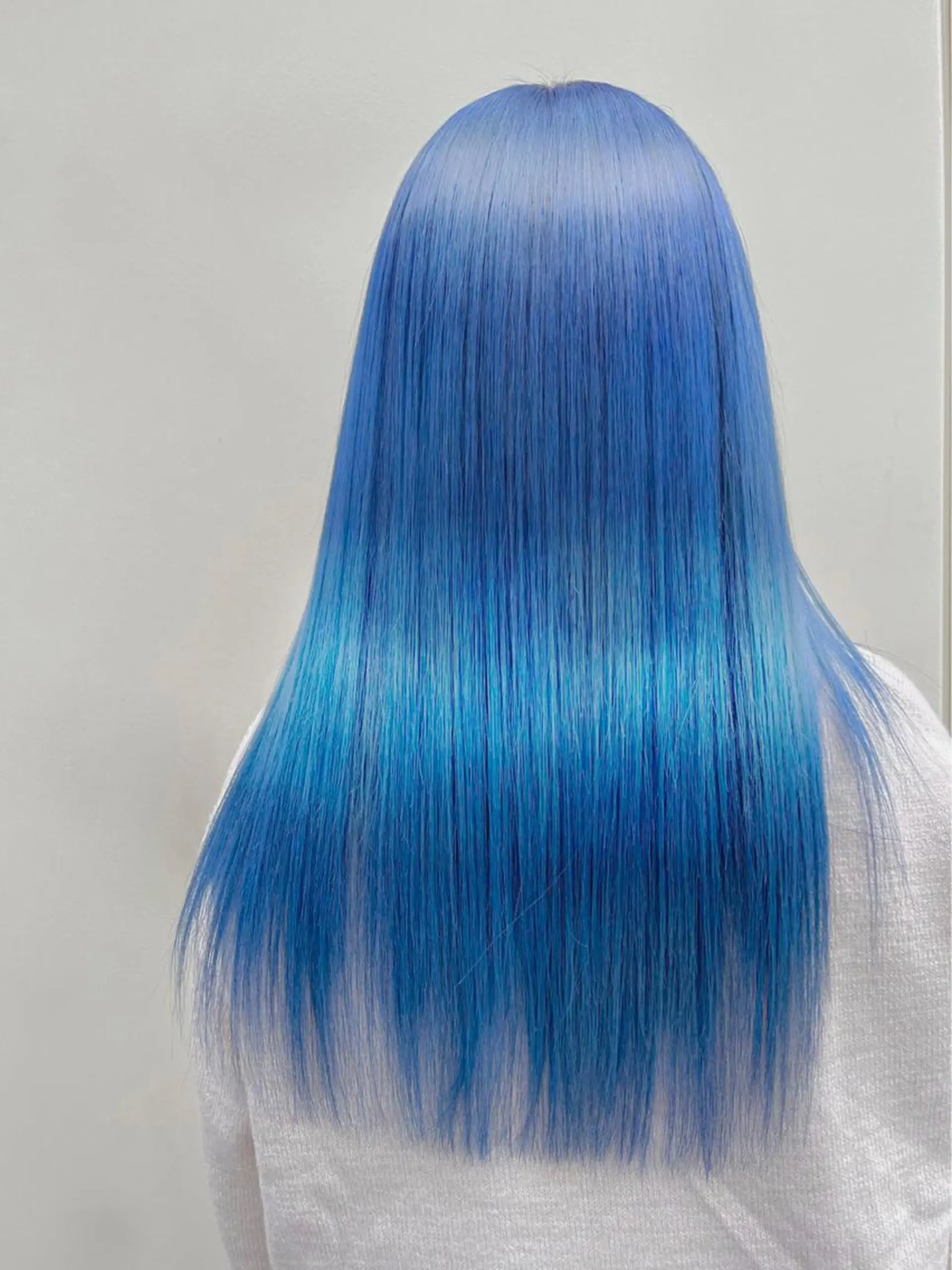 ロング カラー アディクシーカラー アクアカラー バレイヤージュ ブリーチ ケアブリーチ newi大分 /髪質改善のヘアスタイル