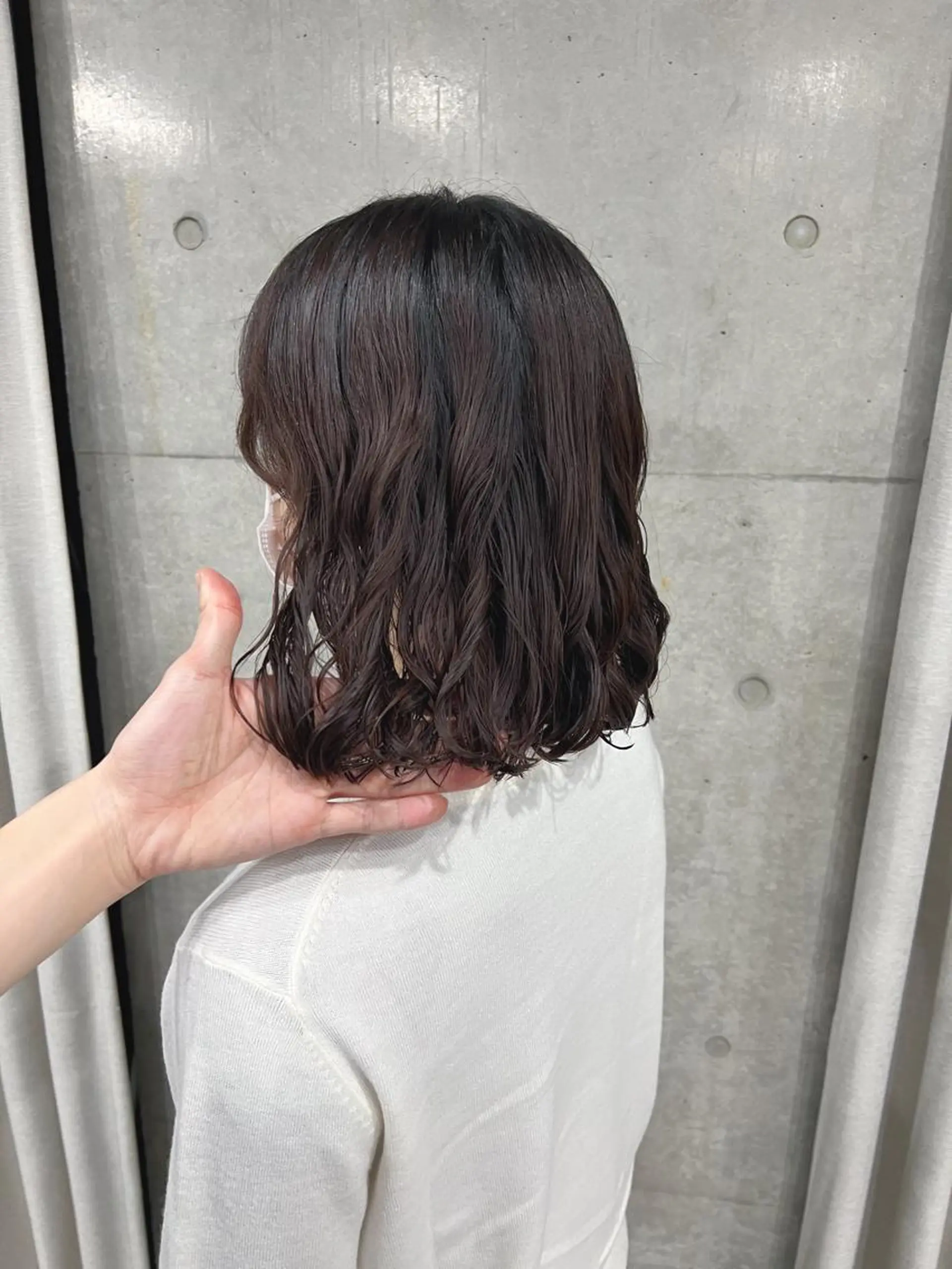 パーマ ボブパーマコテ巻き風 パーマNo1深江秀平のヘアスタイル