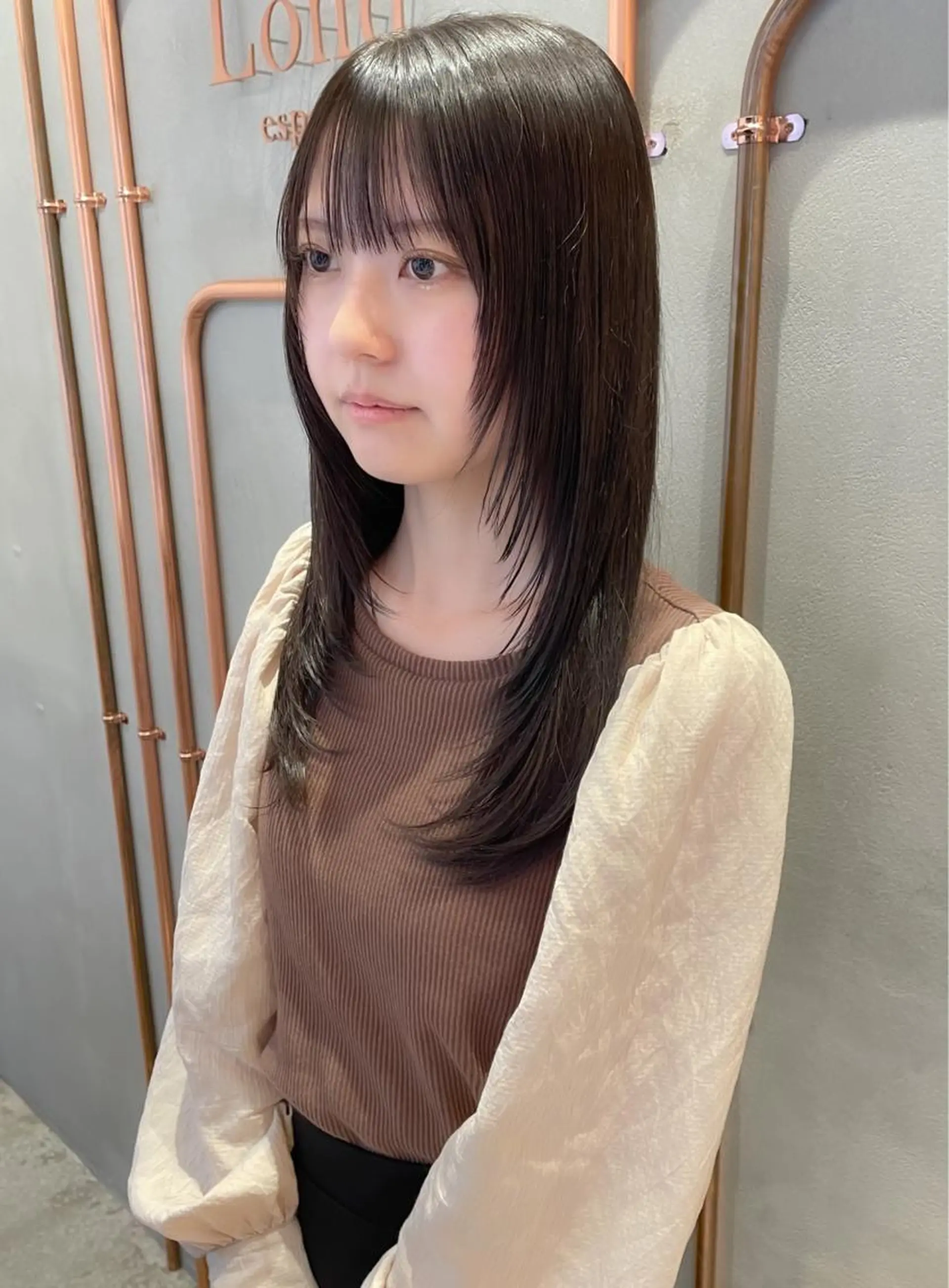 ロング カット ヘアカラー 縮毛矯正 トリートメント 🌹ボブ/髪質改善 韓国ヘア🌹澤口龍成のヘアスタイル