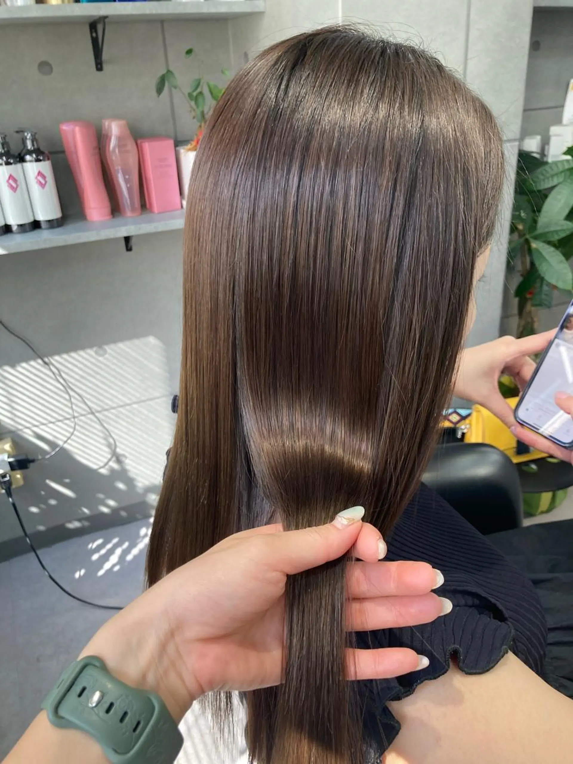 ロング 髪質改善☺︎縮毛矯正 ふじい まりんのヘアスタイル