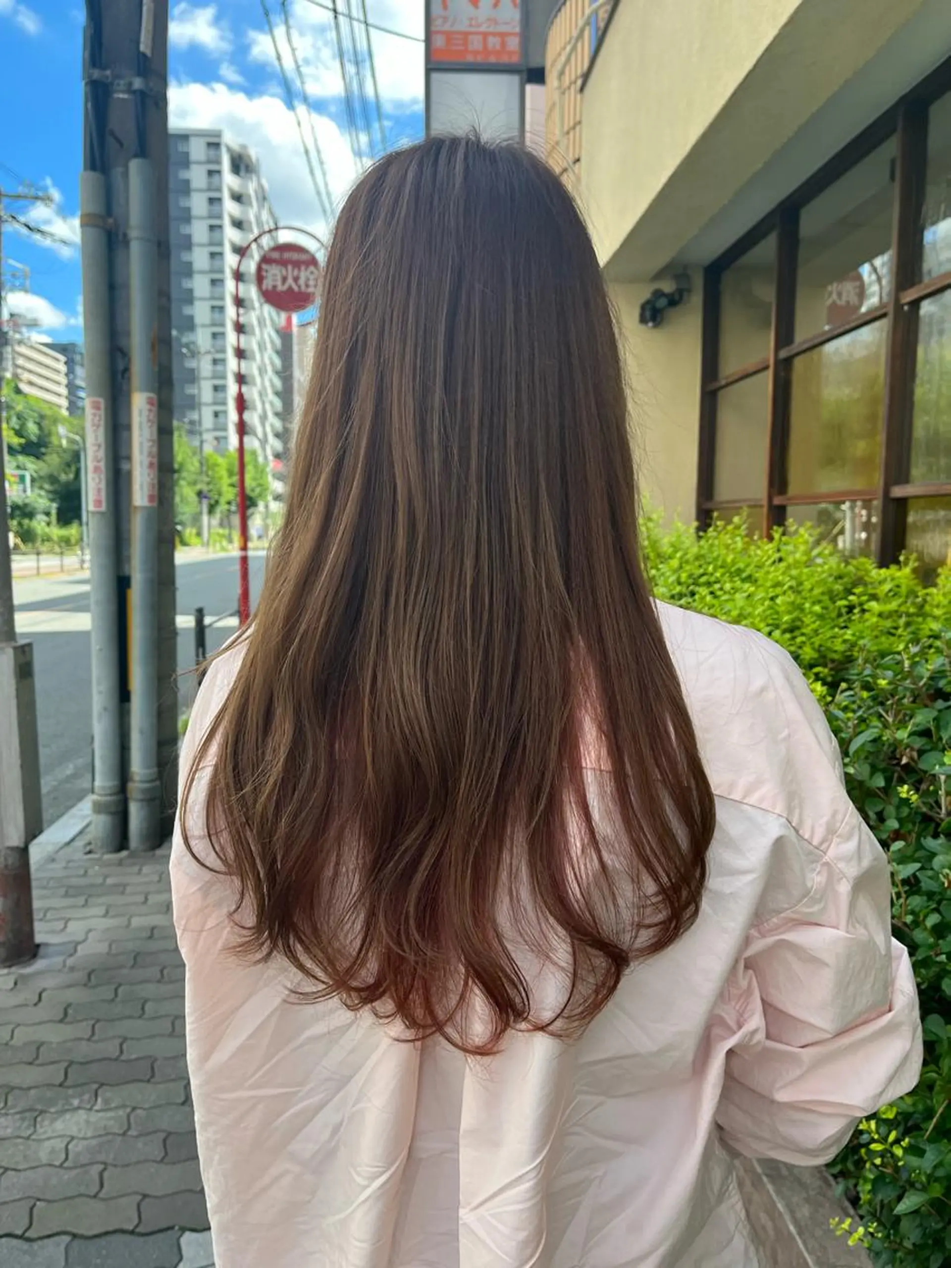 ロング 田中 鈴乃／ボブレイヤーのヘアスタイル