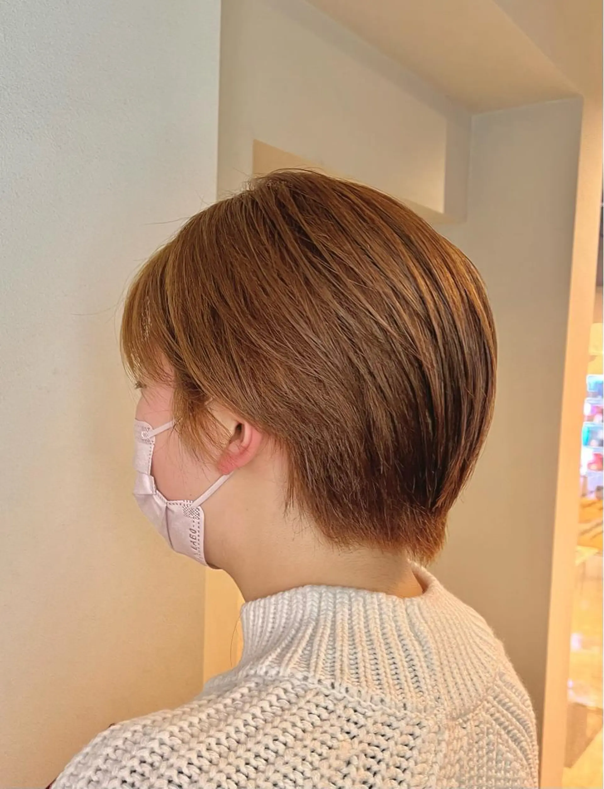 ショート カラー ヘアカラー トリートメント うしだ かおるのヘアスタイル