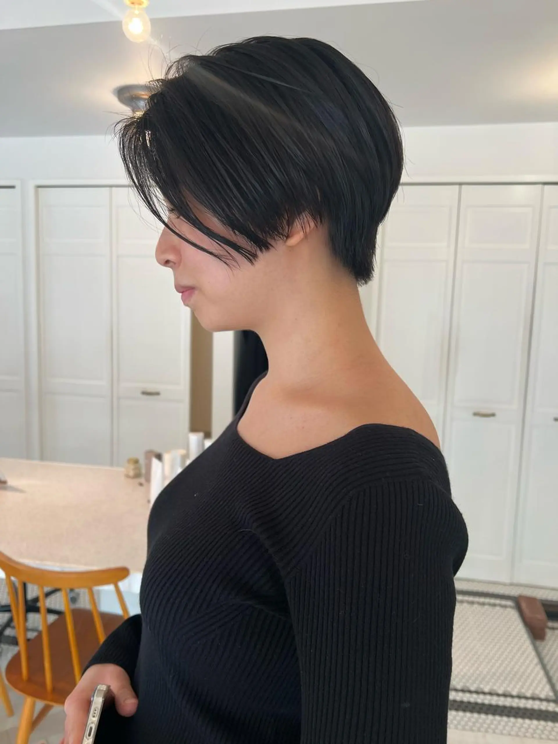 ショート ブリーチカラー🎀 韓国風/寺門美優のヘアスタイル